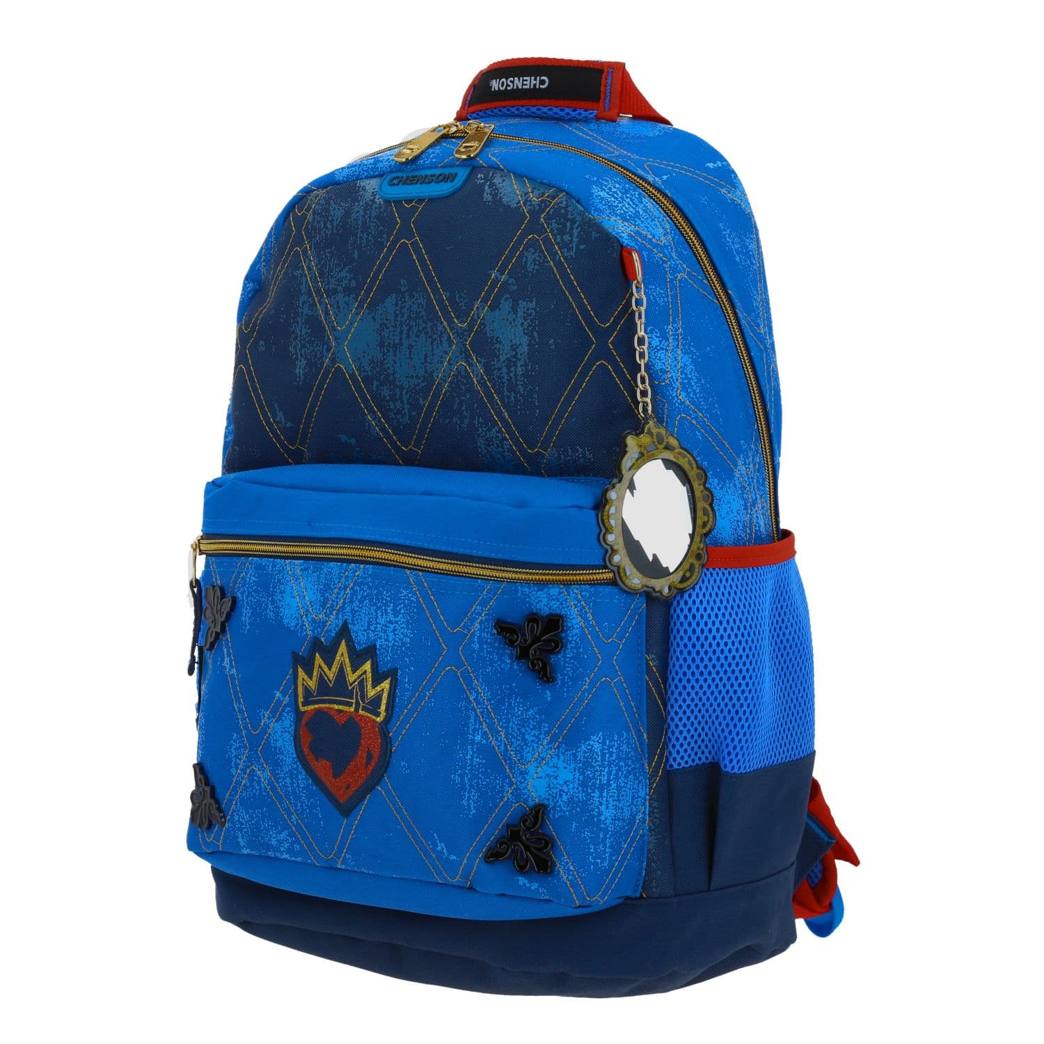 Mochila escolar para niña Descendientes by Chenson azul diversión y durabilidad 2