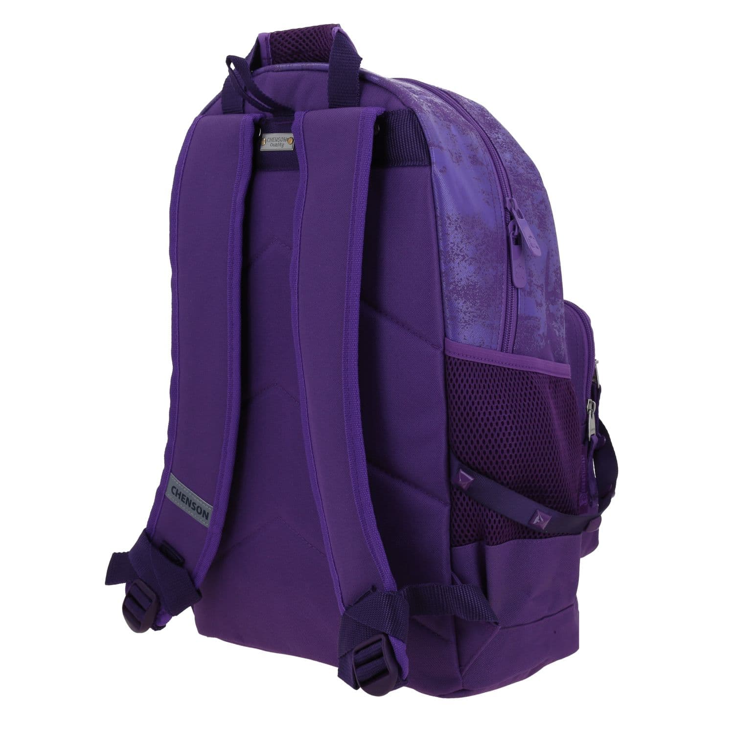 Mochila escolar para niña Descendientes by Chenson color uva divertida y segura 5