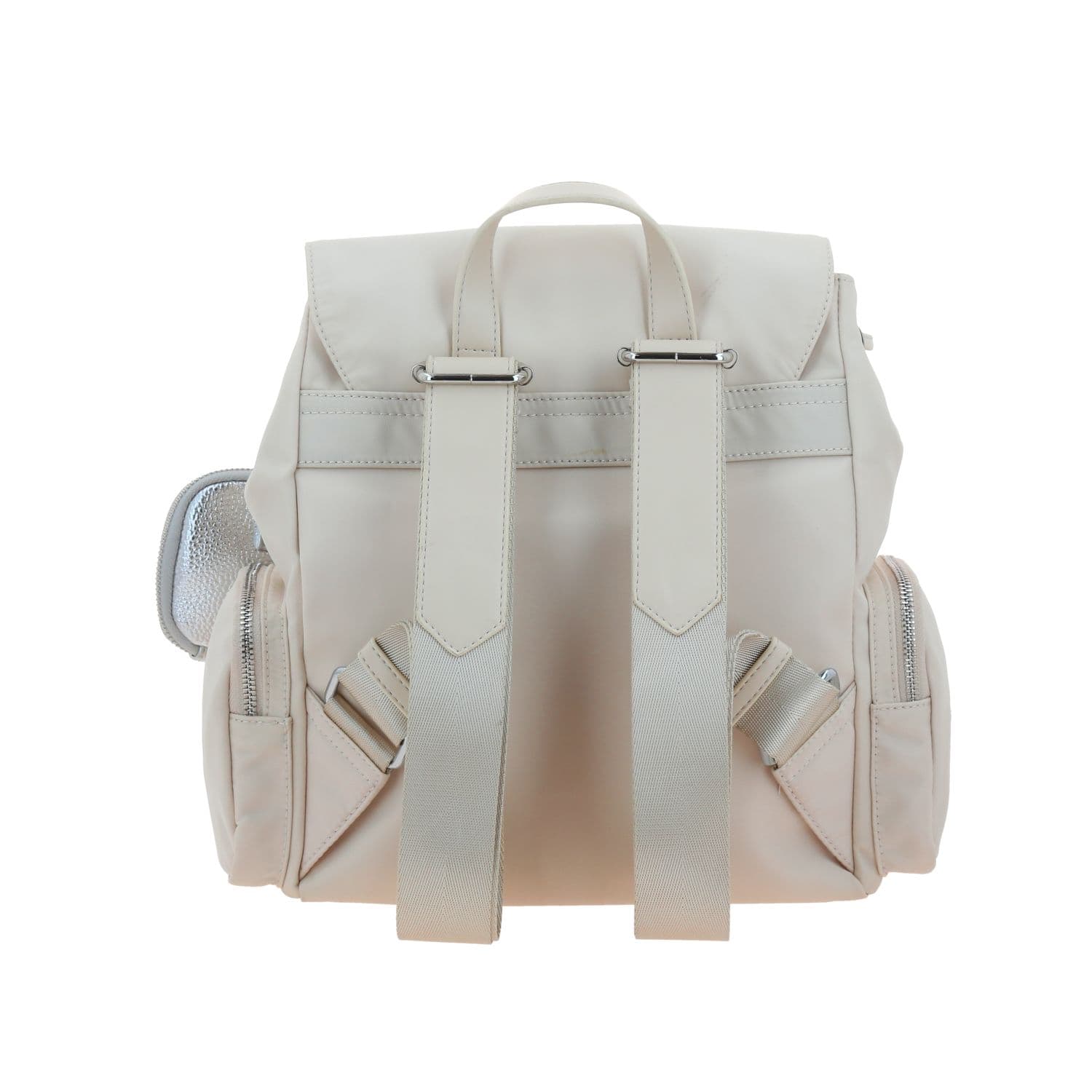 Mochila casual para dama Gorétt by Chenson beige con estilo moderno 4