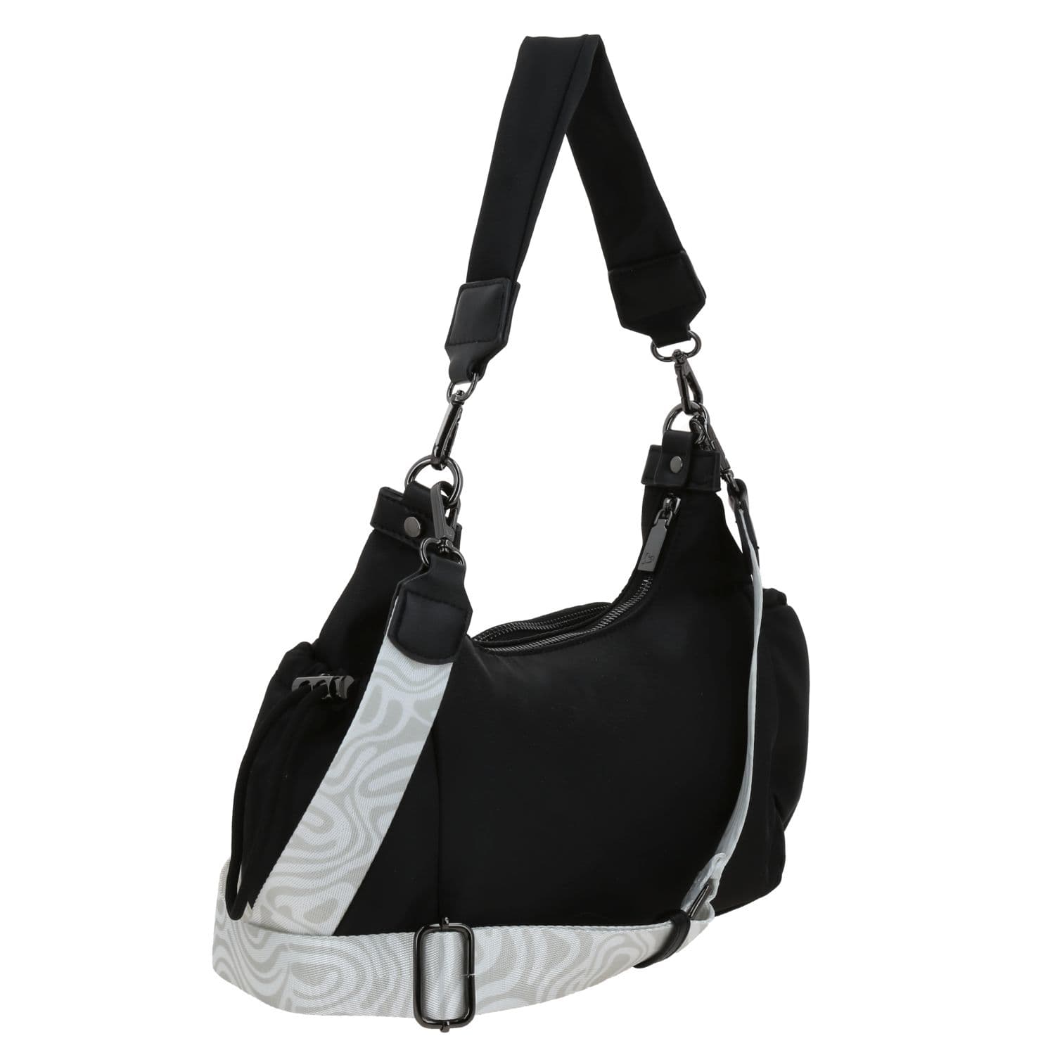 Bolsa de Mano para Dama Gorétt by Chenson Negro con Triple Bolsillo Frontal 3