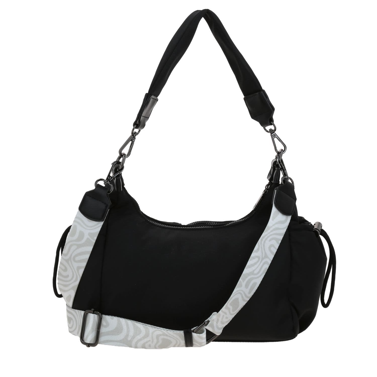 Bolsa de Mano para Dama Gorétt by Chenson Negro con Triple Bolsillo Frontal 4
