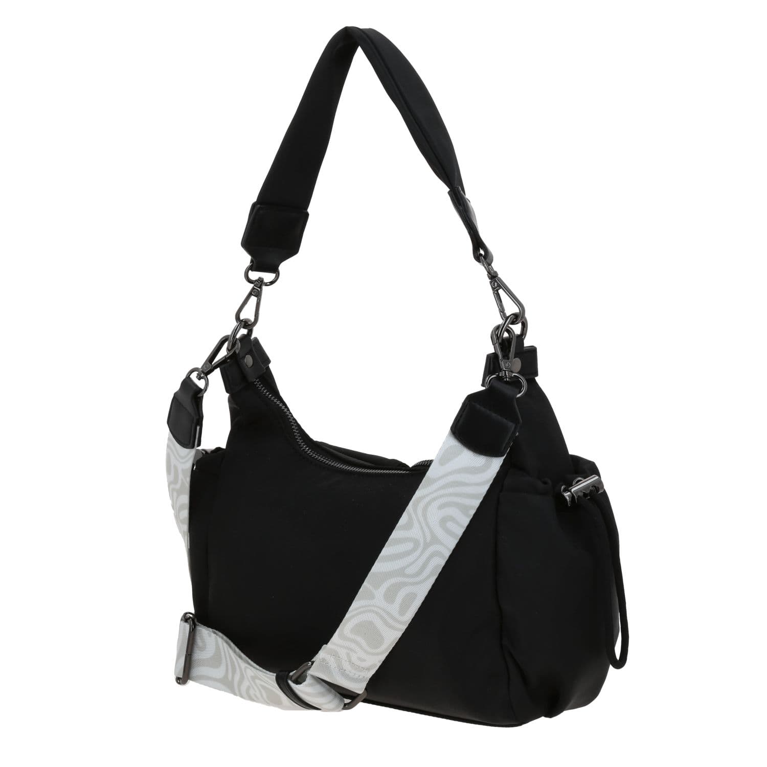 Bolsa de Mano para Dama Gorétt by Chenson Negro con Triple Bolsillo Frontal 5