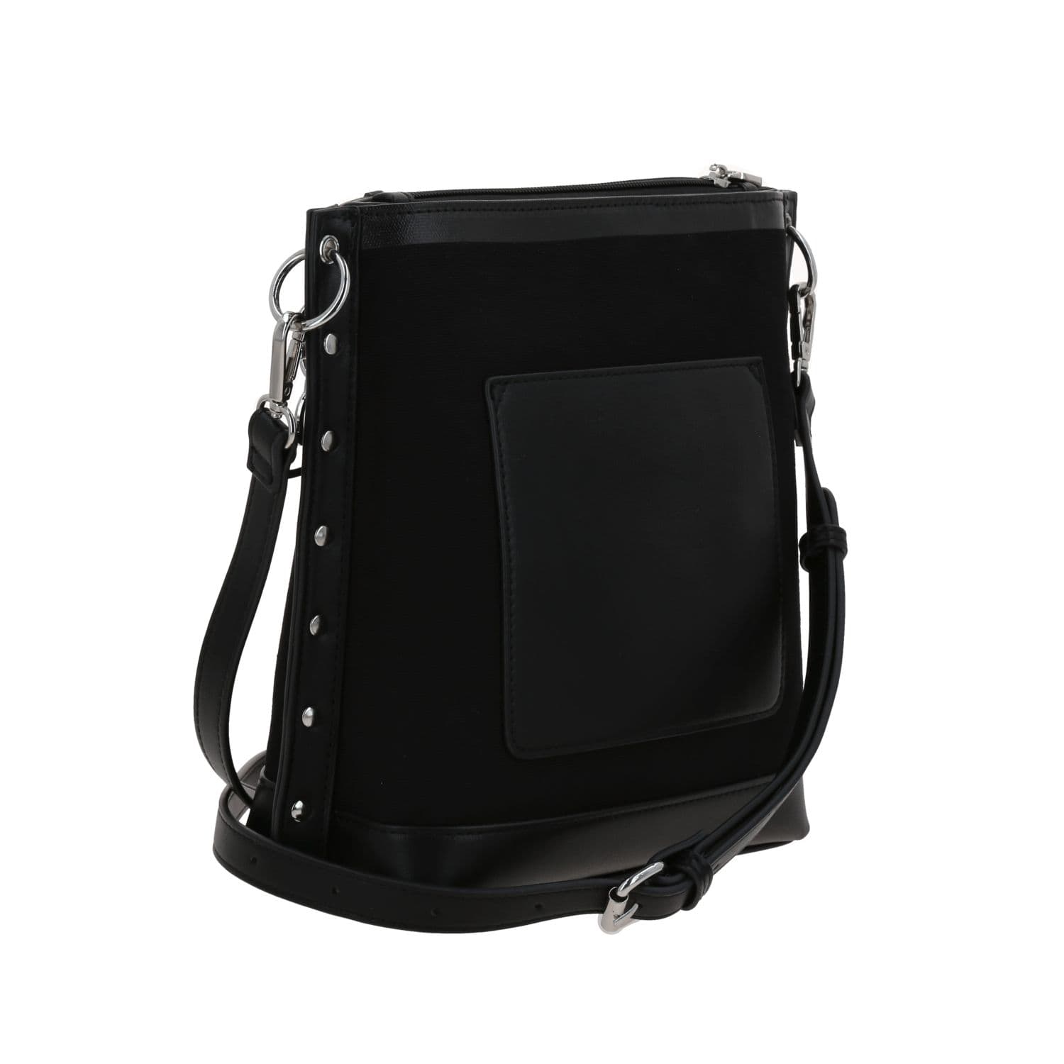 Bolsa de Lado Gorétt by Chenson Negro con Triple Compartimento 3