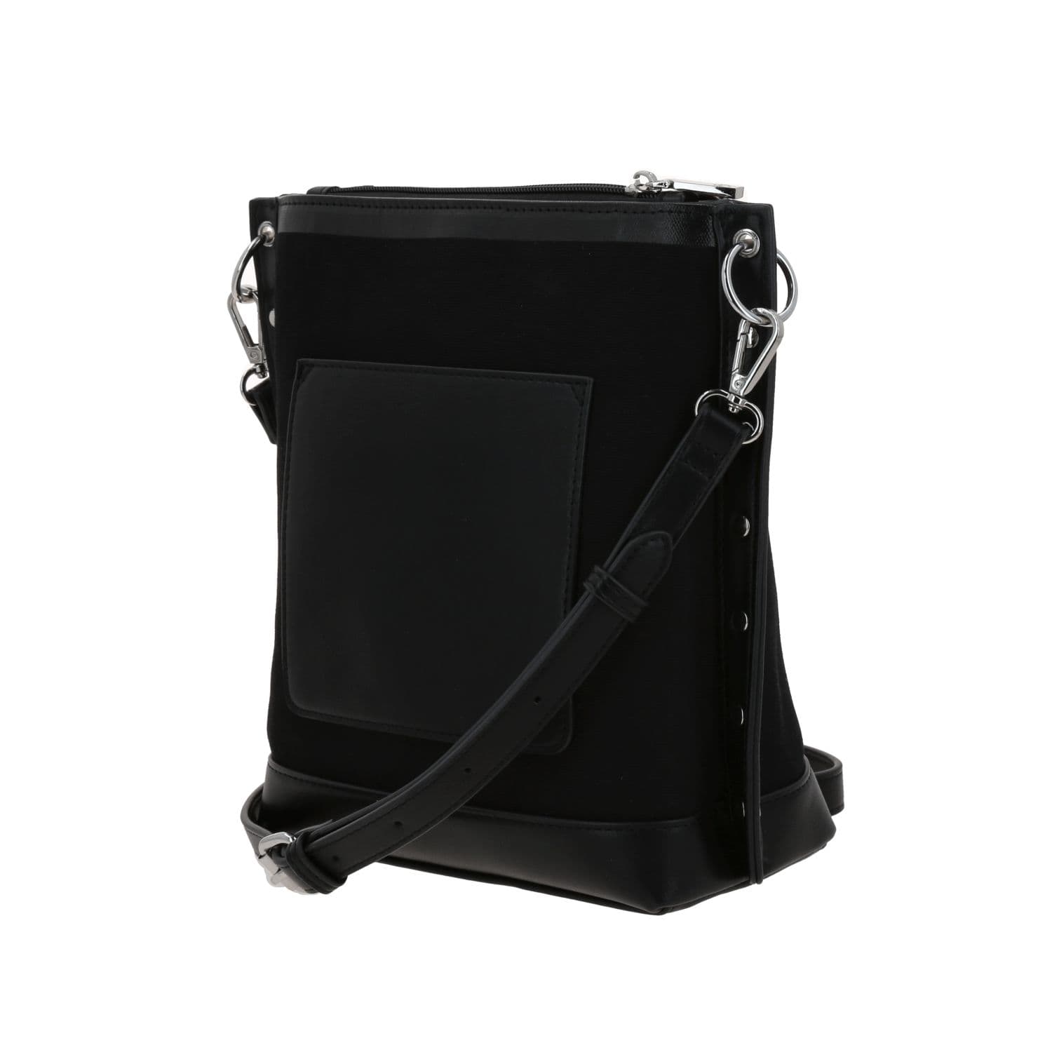 Bolsa de Lado Gorétt by Chenson Negro con Triple Compartimento 5