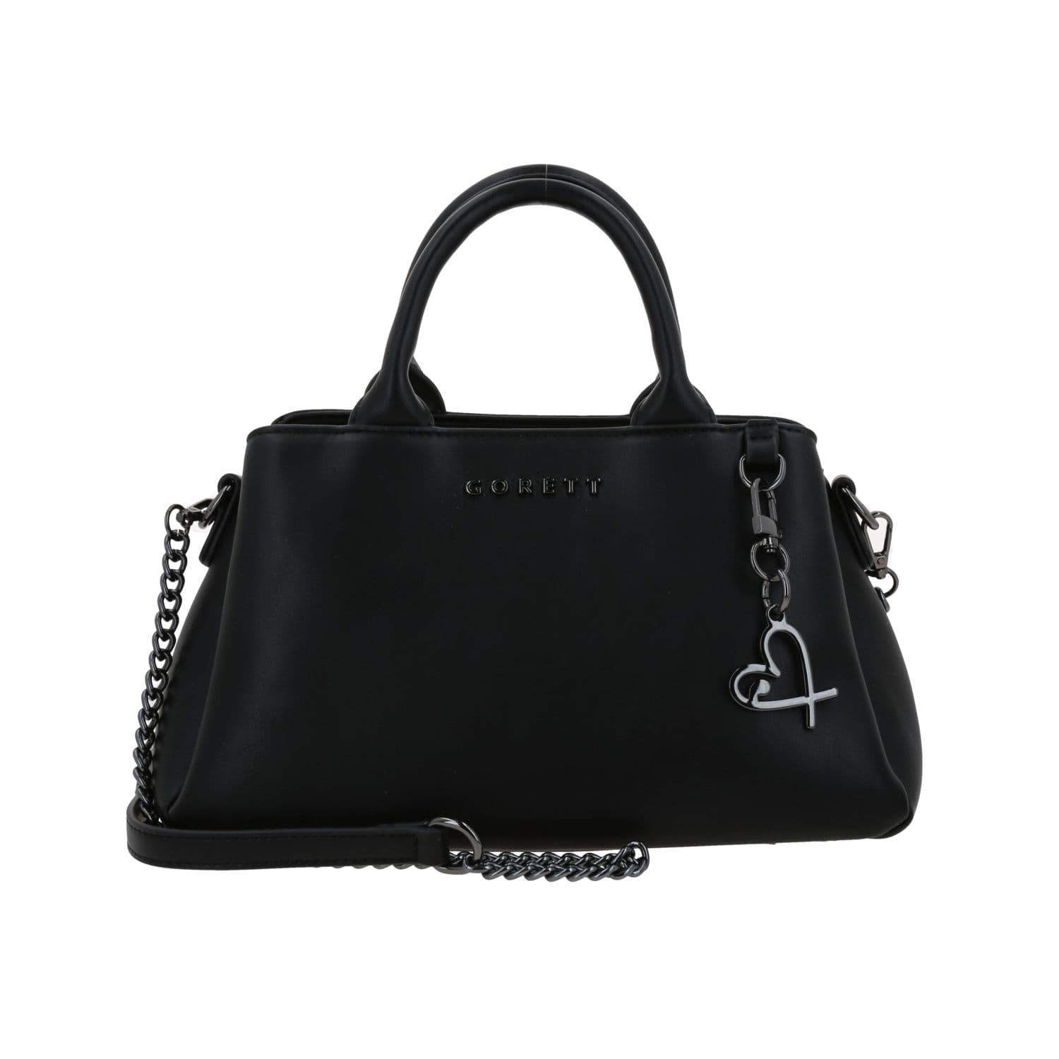 Bolsa de Mano para Dama Gorétt by Chenson Negra con Compartimentos