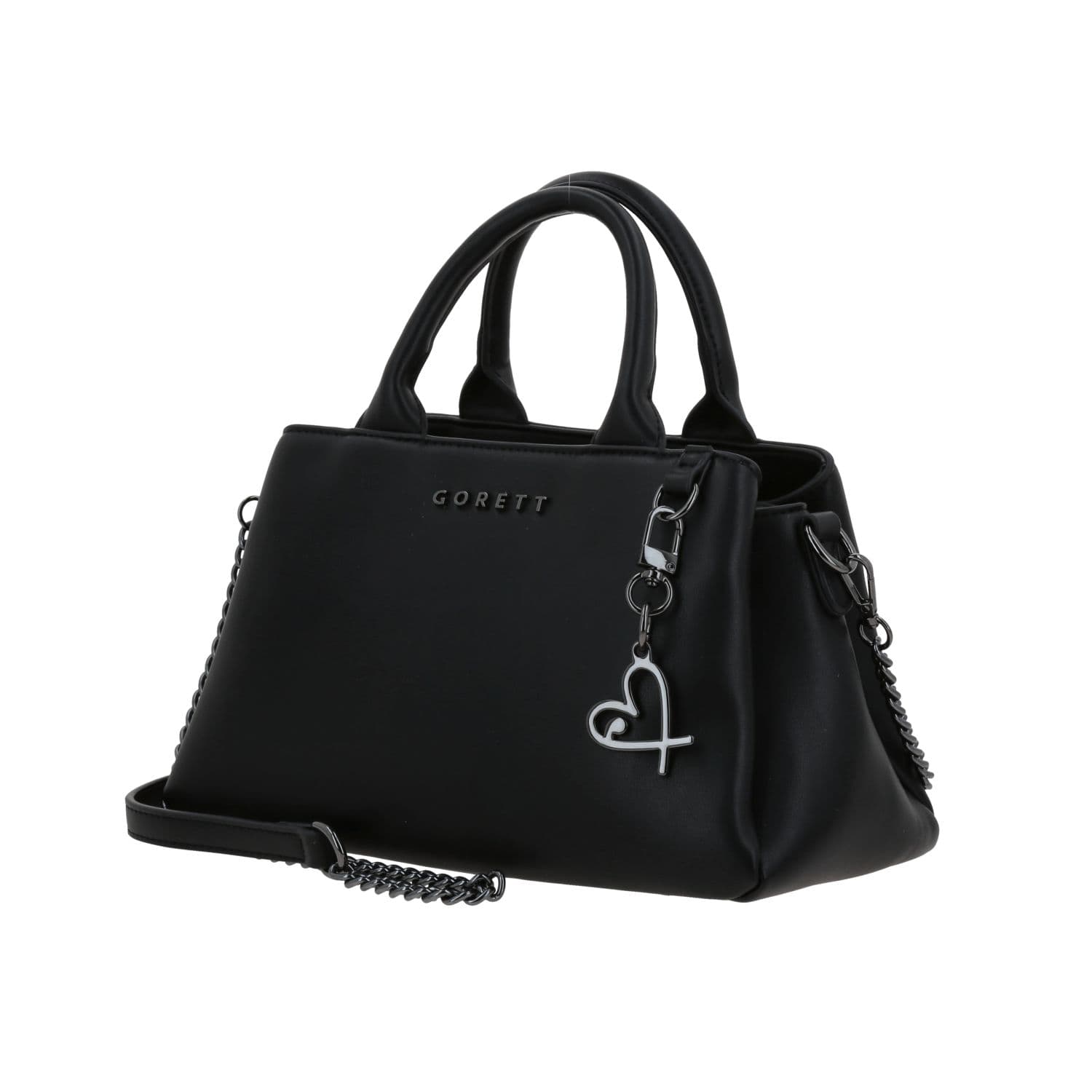 Bolsa de Mano para Dama Gorétt by Chenson Negra con Compartimentos 2