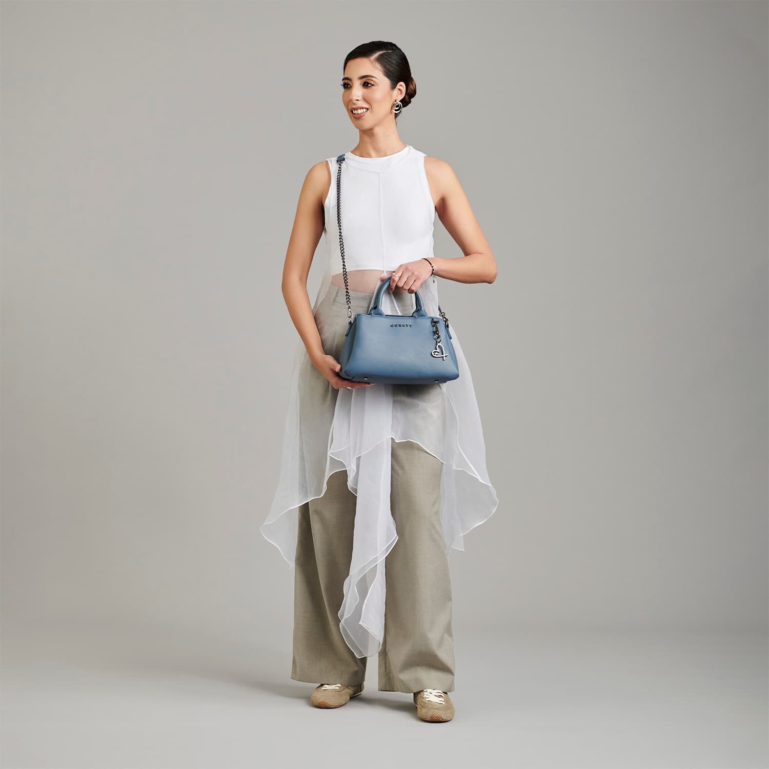 Bolsa de Mano para Dama Gorétt by Chenson Azul con Compartimentos - vista 2