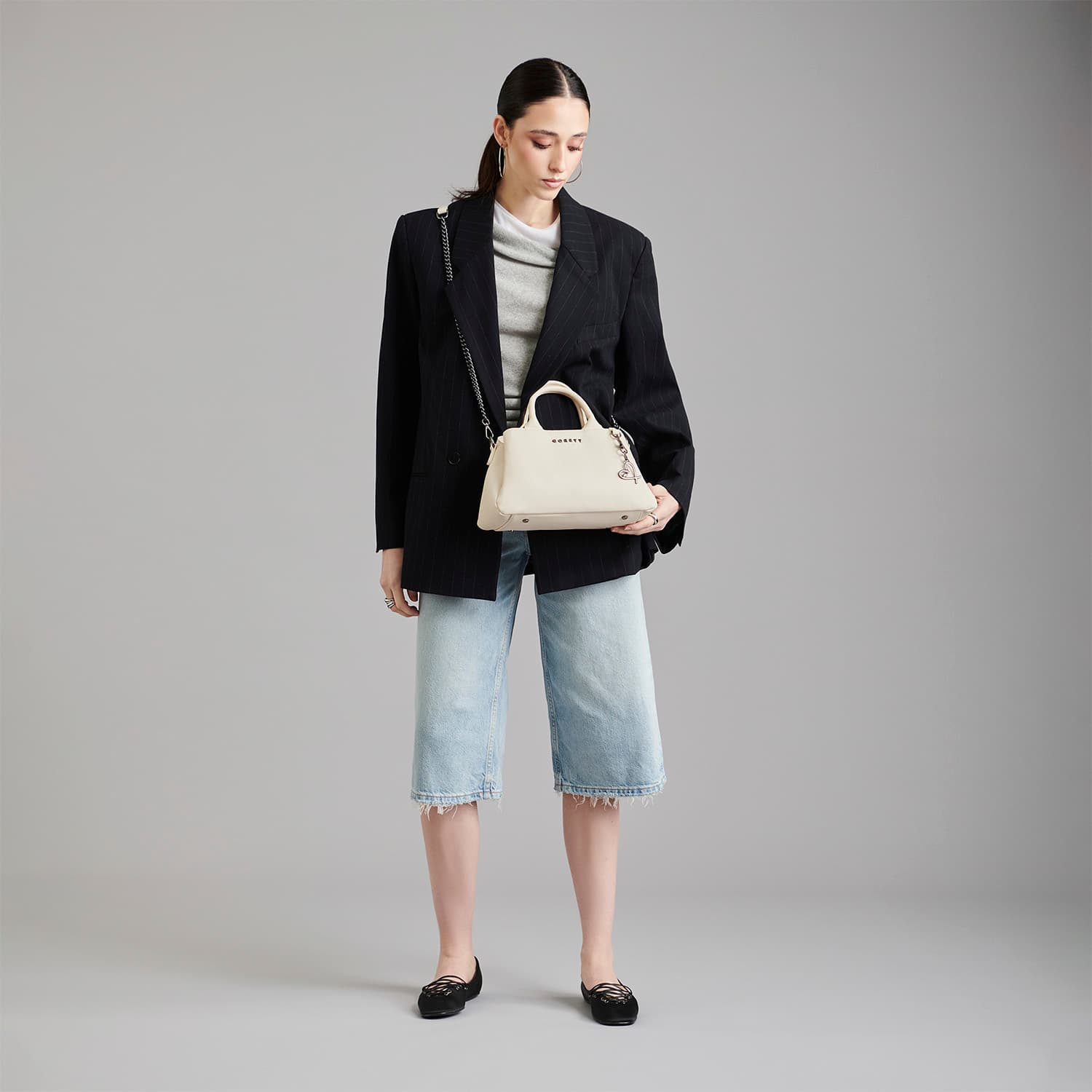 Bolsa de Mano para Dama Gorétt by Chenson Color Blanco Estilo Casual - vista 2