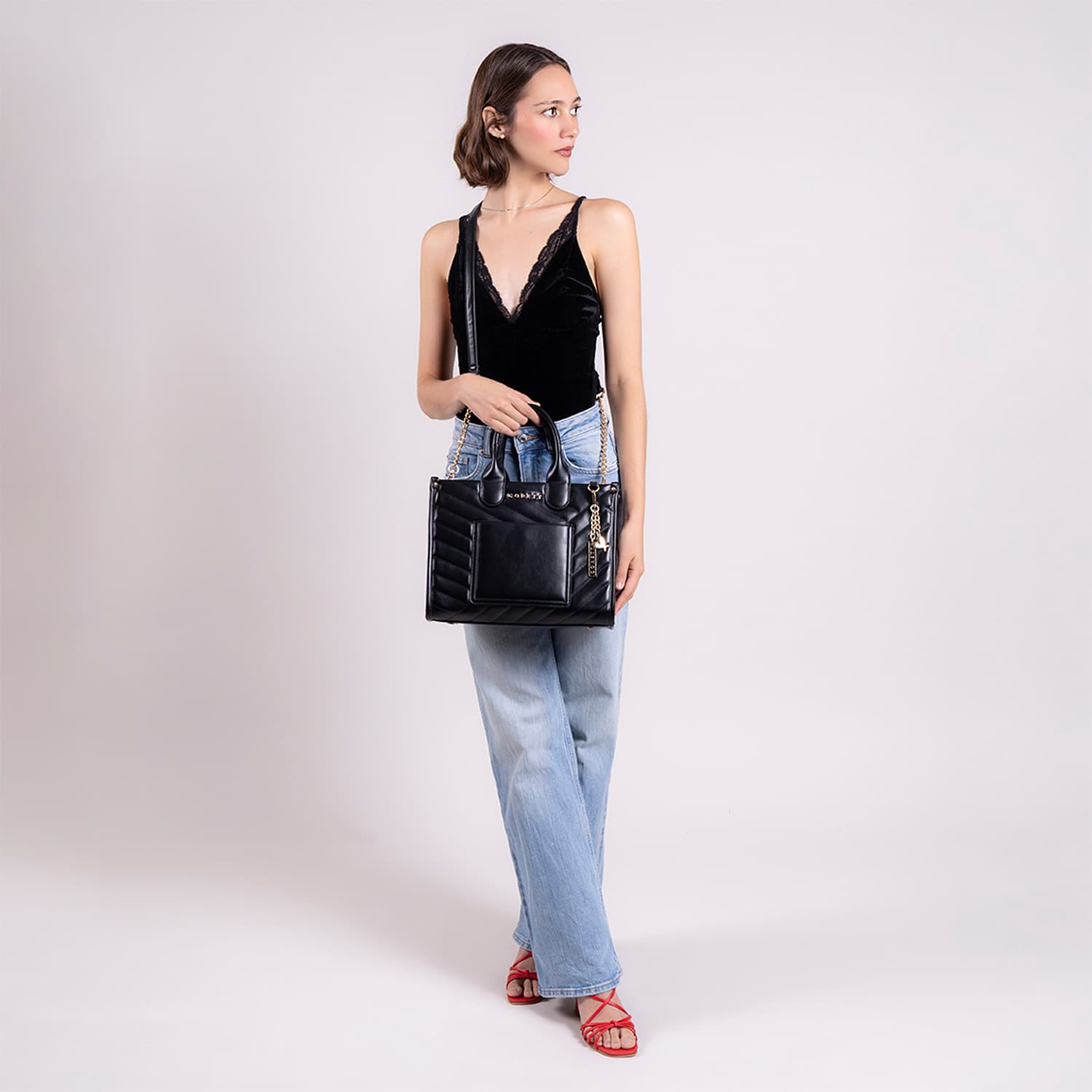 Bolsa de Mano para Dama Gorétt by Chenson Negro Estilo Casual - vista 2