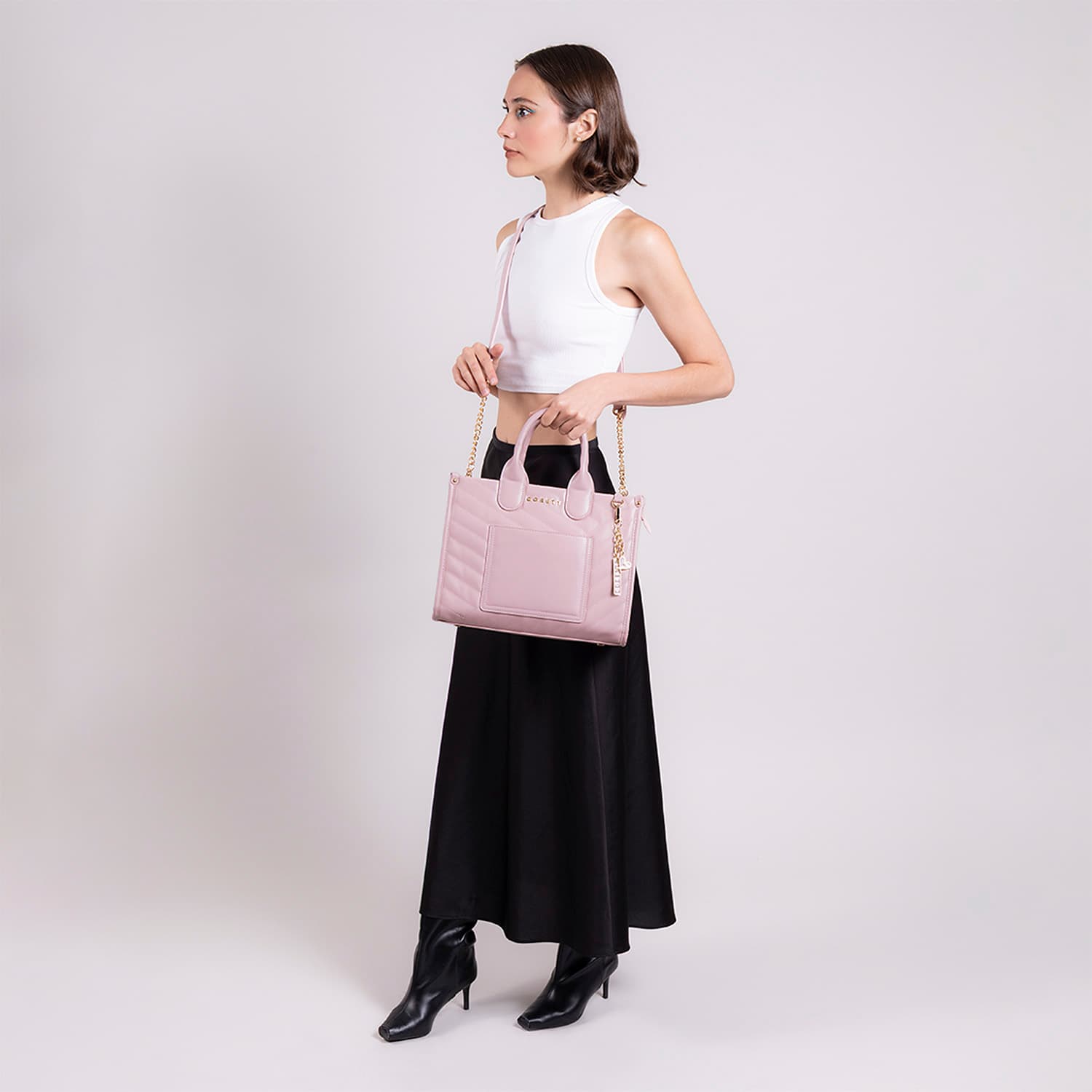 Bolsa de Mano para Dama Gorétt by Chenson Rosa Estilo y Funcionalidad - vista 2