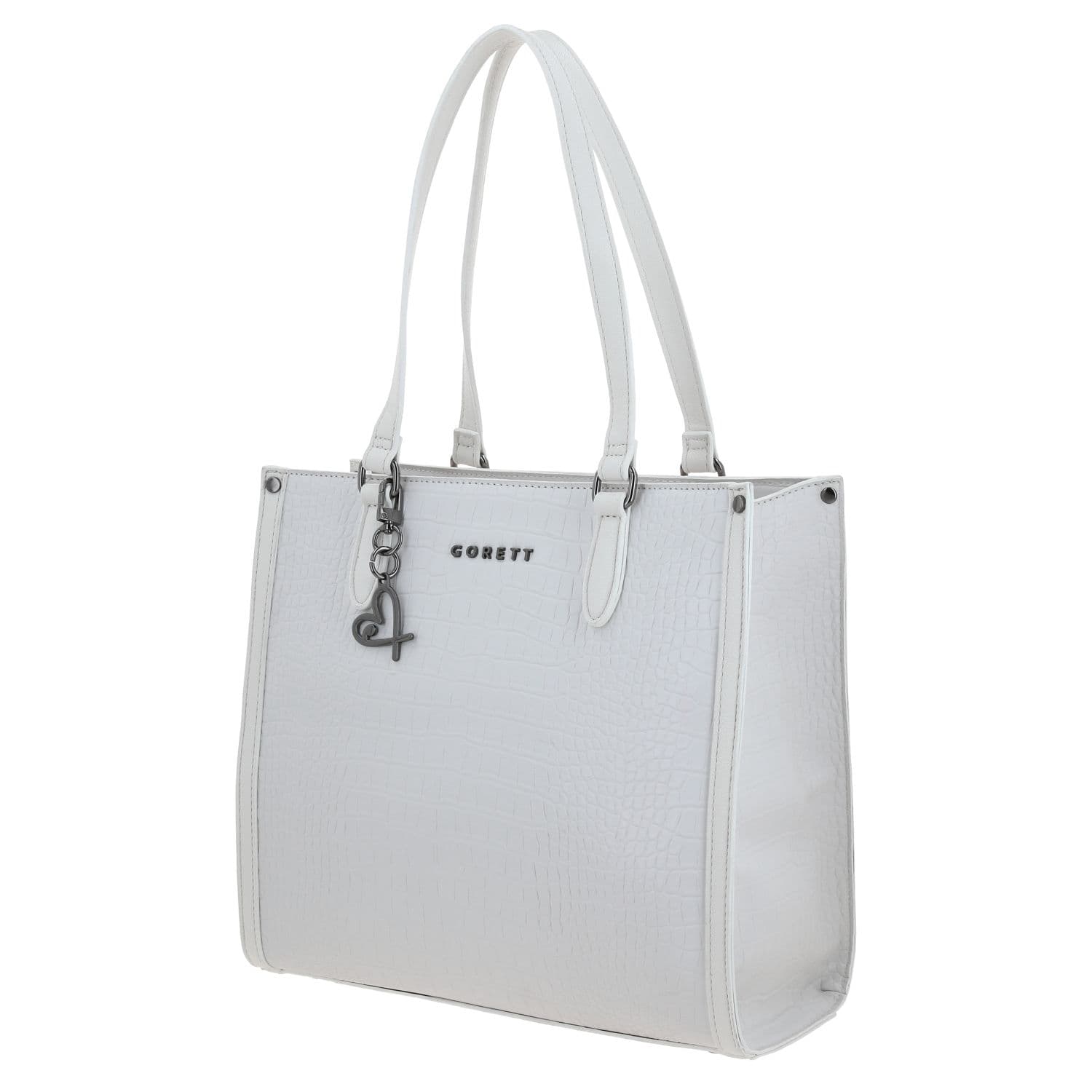 Bolsa grande para dama Gorétt by Chenson blanca con estilo y funcionalidad 2