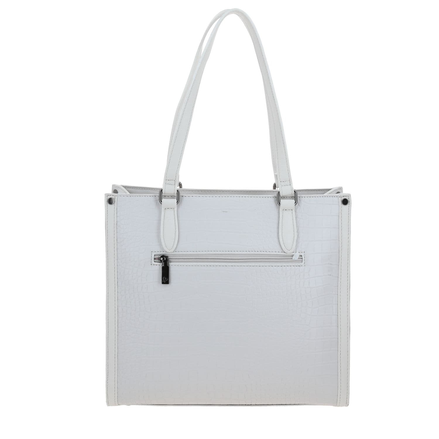 Bolsa grande para dama Gorétt by Chenson blanca con estilo y funcionalidad 4