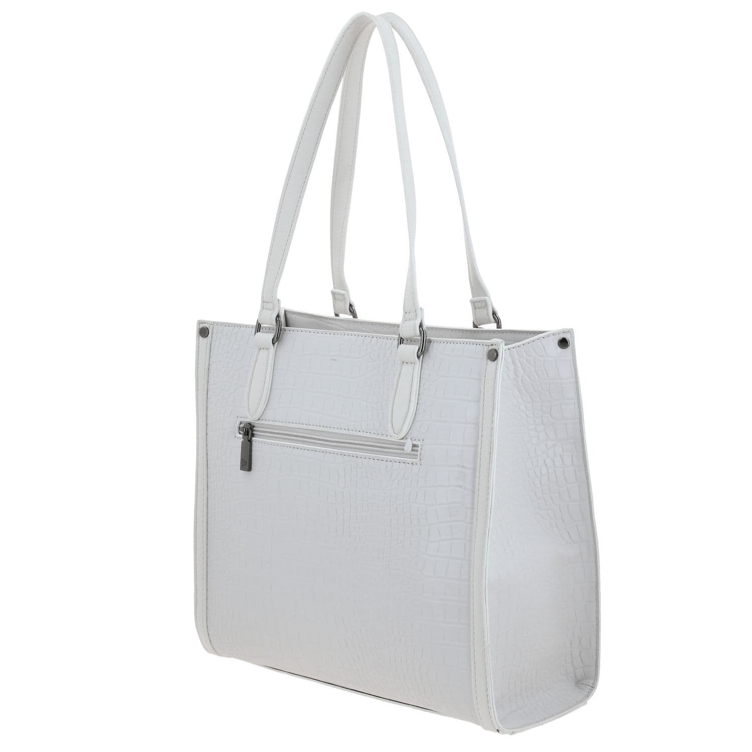 Bolsa grande para dama Gorétt by Chenson blanca con estilo y funcionalidad 5