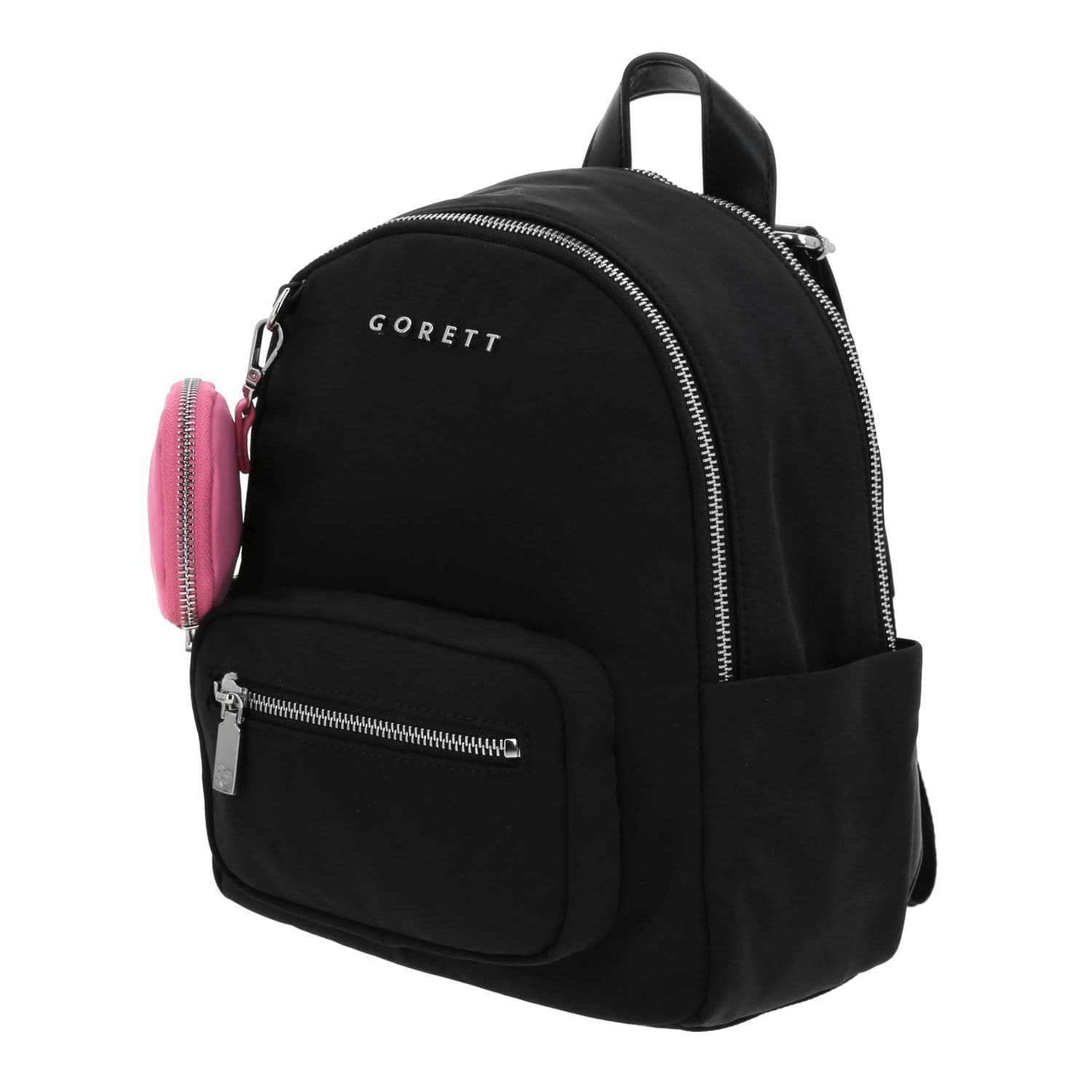 Mochila para dama Gorétt by Chenson negra con doble compartimento 2