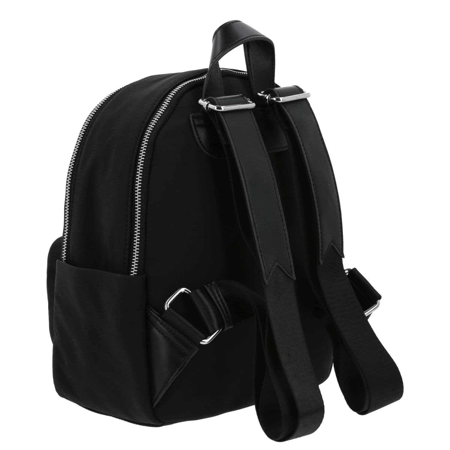 Mochila para dama Gorétt by Chenson negra con doble compartimento 3