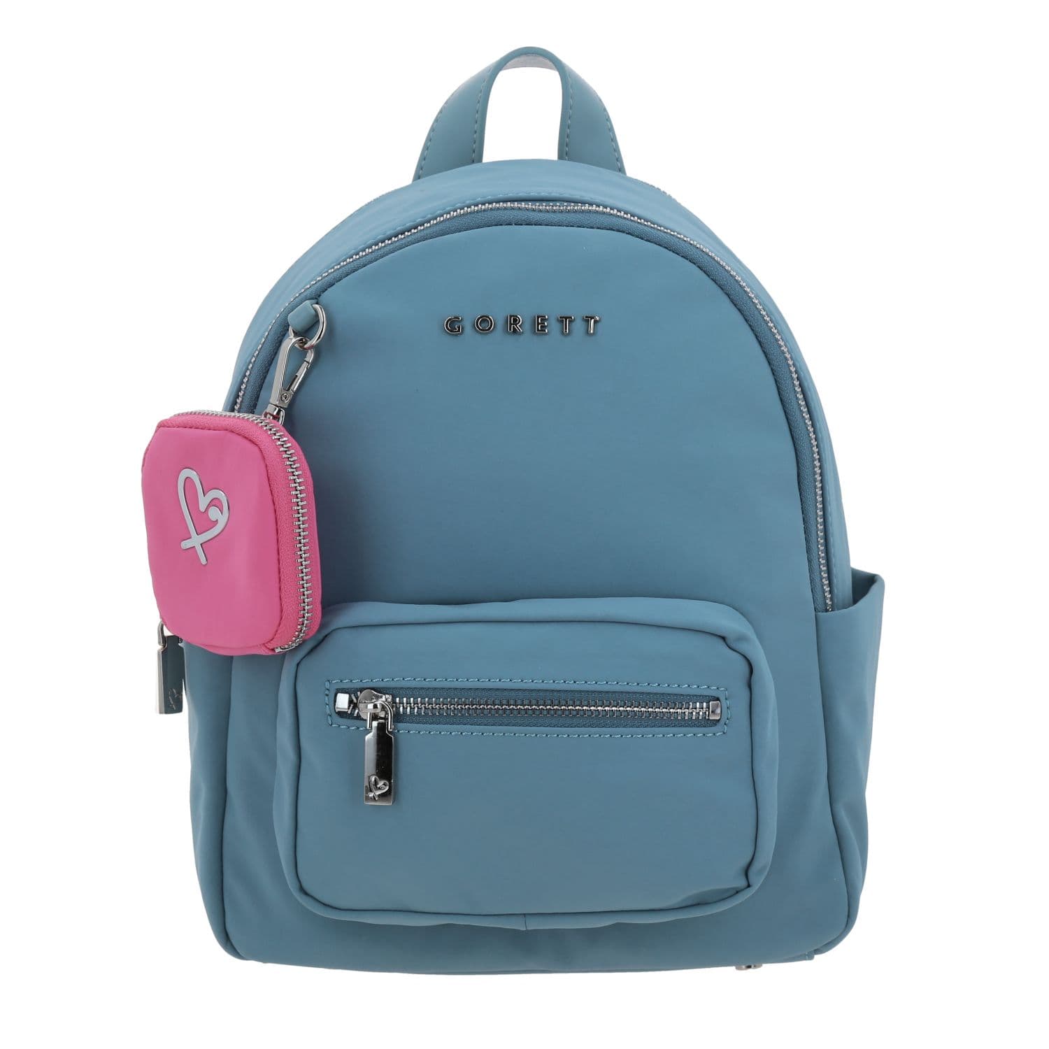 Mochila casual para dama Gorétt by Chenson azul con doble compartimento