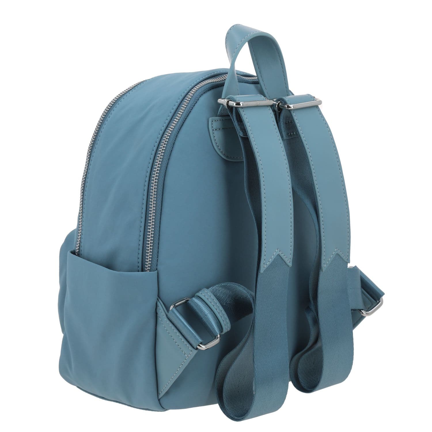 Mochila casual para dama Gorétt by Chenson azul con doble compartimento 3