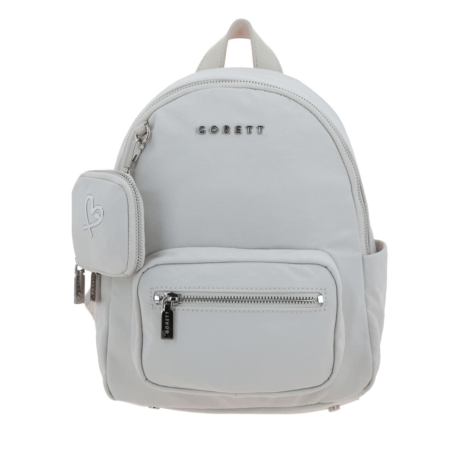 Mochila casual para dama Gorétt by Chenson Beige con doble compartimento