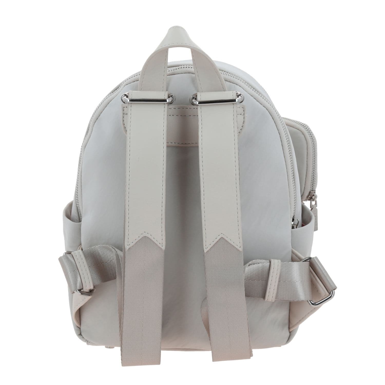 Mochila casual para dama Gorétt by Chenson Beige con doble compartimento 4