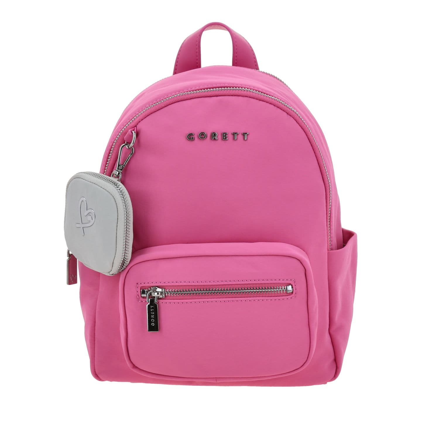 Mochila casual para dama Gorétt by Chenson color rosa con doble compartimento