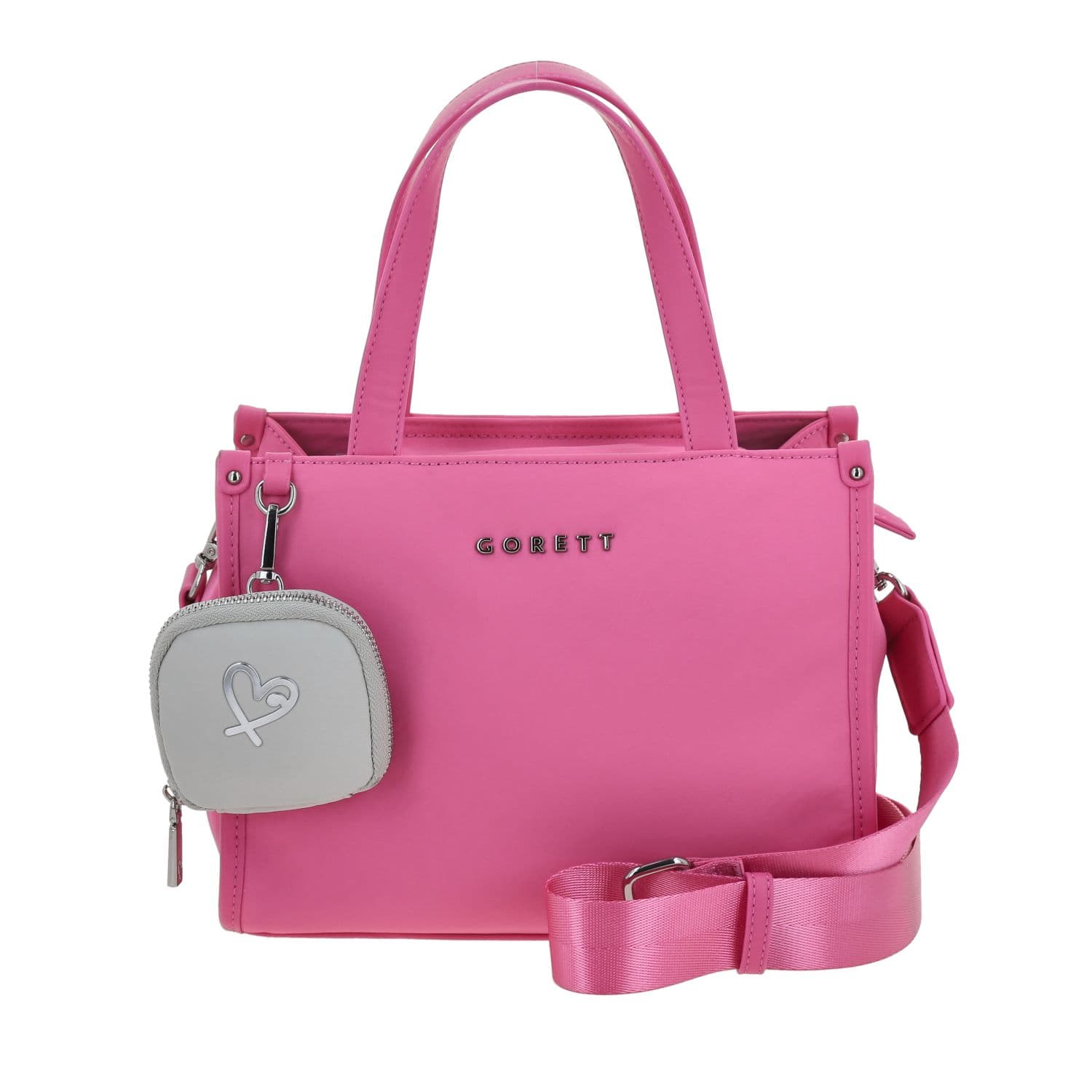 Bolsa de Mano para Dama Gorétt by Chenson Rosa con Asa Ajustable