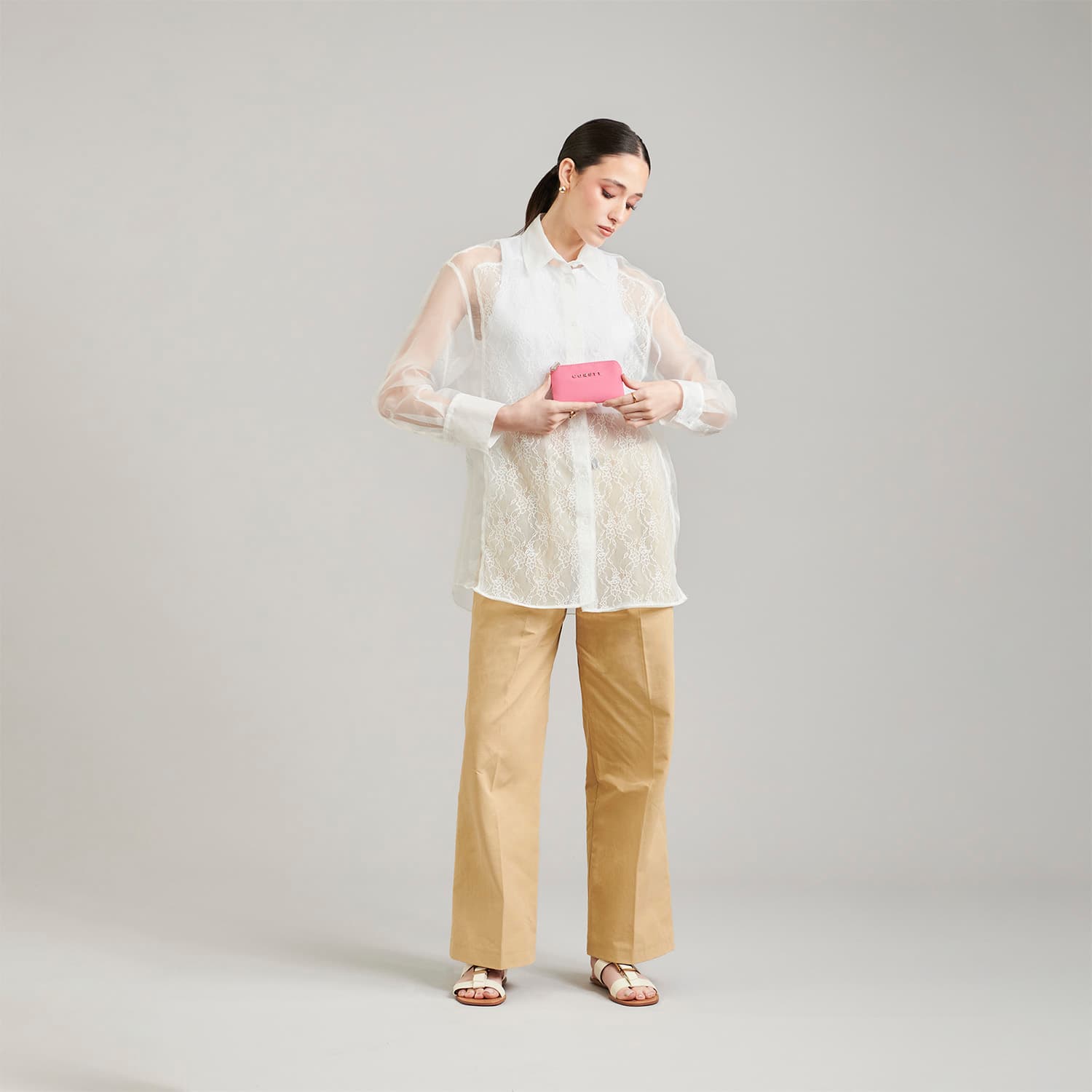 Bolsa de Mano para Dama Gorétt by Chenson Rosa con Compartimento Seguro - vista 2