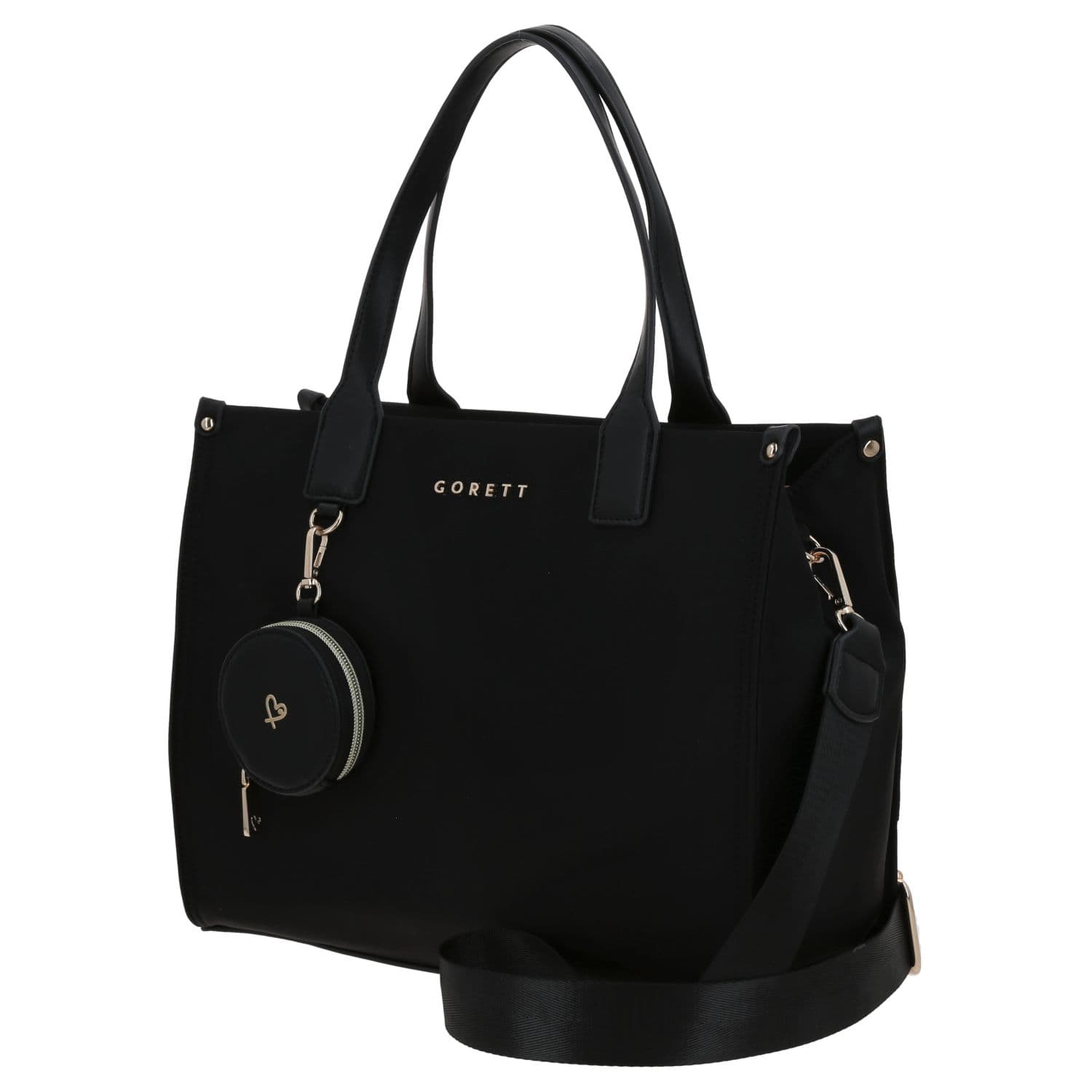 Bolsa grande para dama Gorétt by Chenson color negro con diseño funcional 2