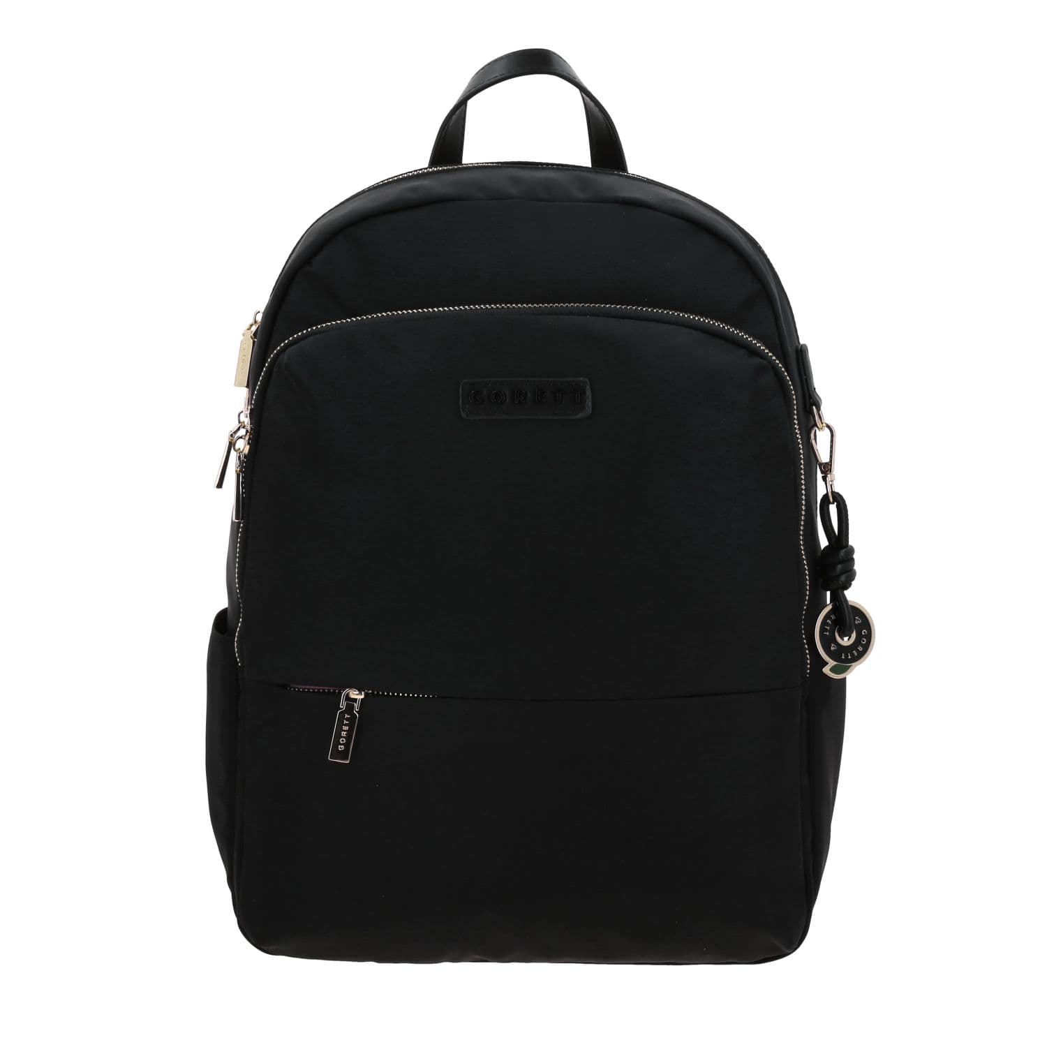 Mochila para dama Gorétt by Chenson negra con doble compartimento