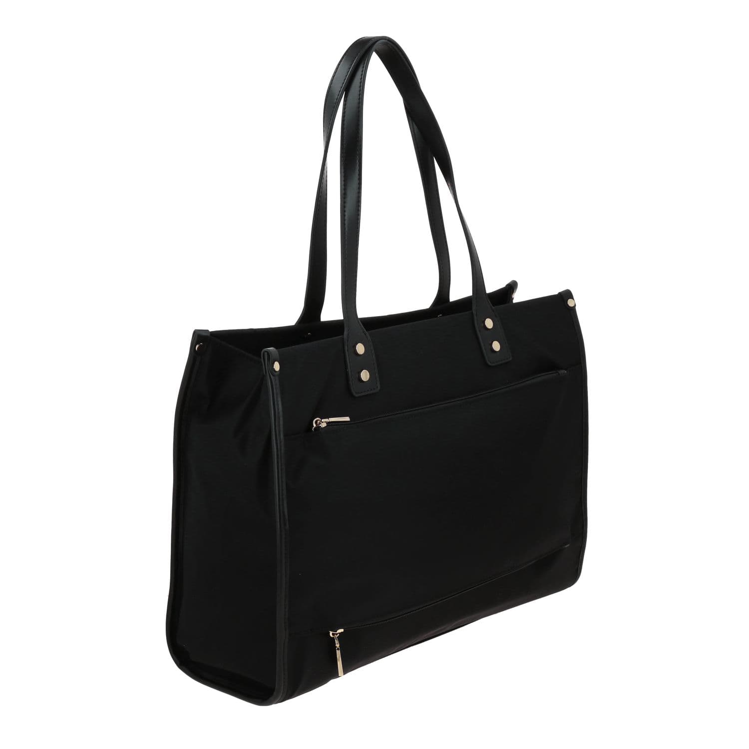 Bolsa grande para dama Gorétt by Chenson color negro con cierre 3