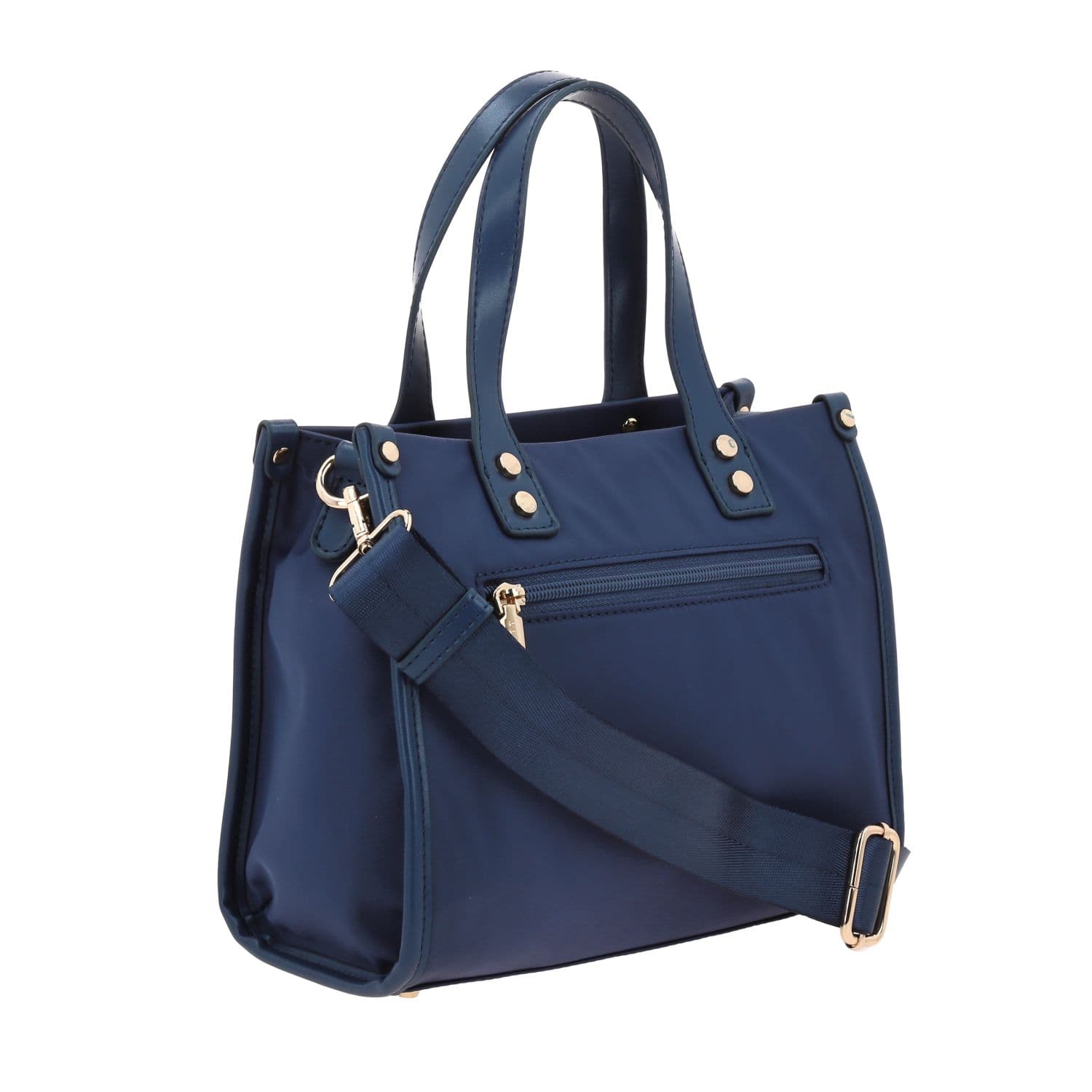 Bolsa de Mano para Dama Gorétt by Chenson Azul con Bolsillo Frontal 3