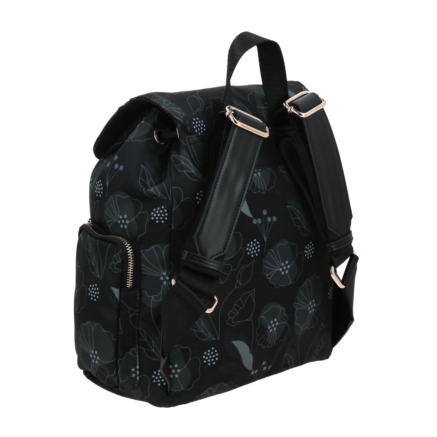 Mochila casual para dama Gorétt by Chenson color negro con estilo moderno 3