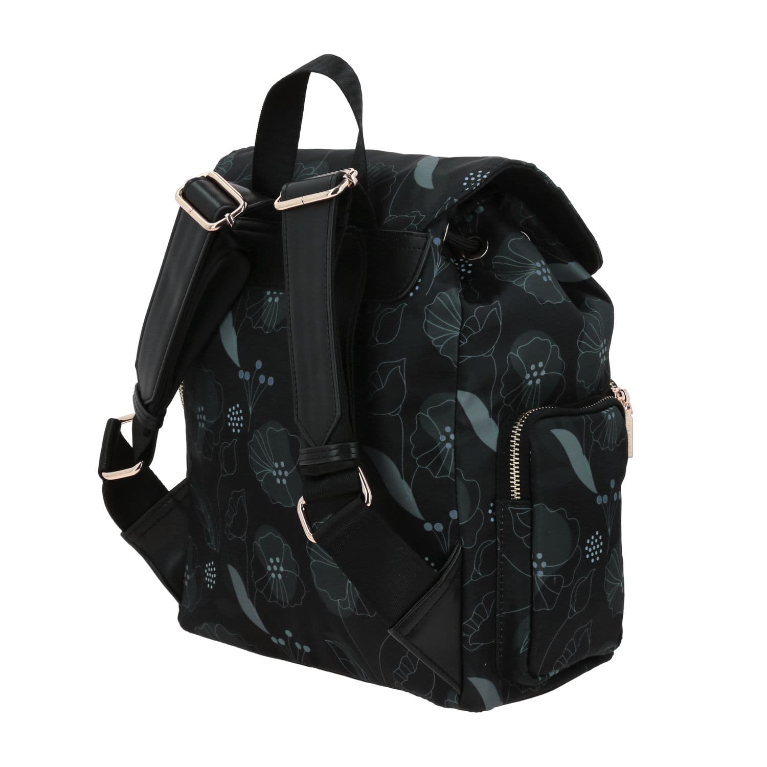 Mochila casual para dama Gorétt by Chenson color negro con estilo moderno 5