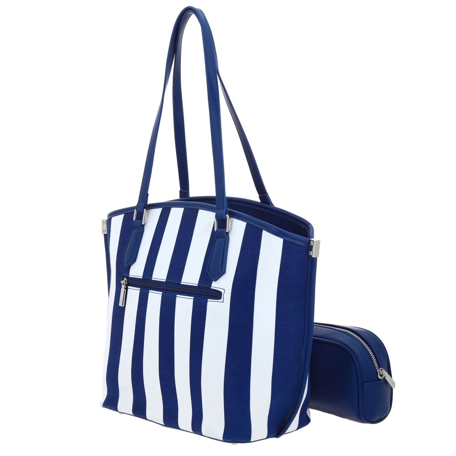 Bolsa grande para dama Gorétt by Chenson azul con amplio compartimento 5