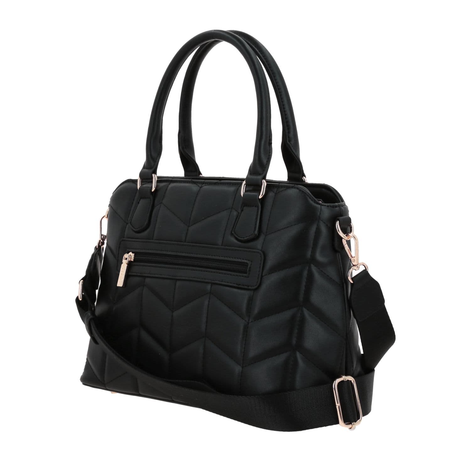 Bolsa de Mano para Dama Gorétt by Chenson Negro con Asas Opcionales 5