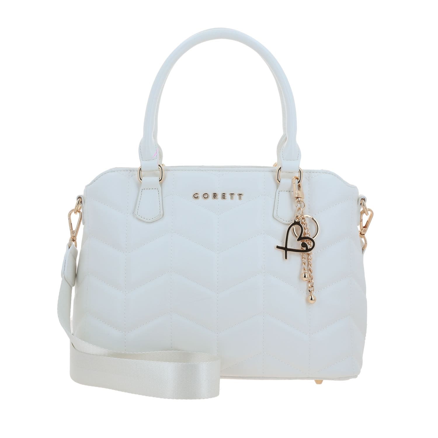 Bolsa de Mano para Dama Gorétt by Chenson en Color Blanco con Estilo Único