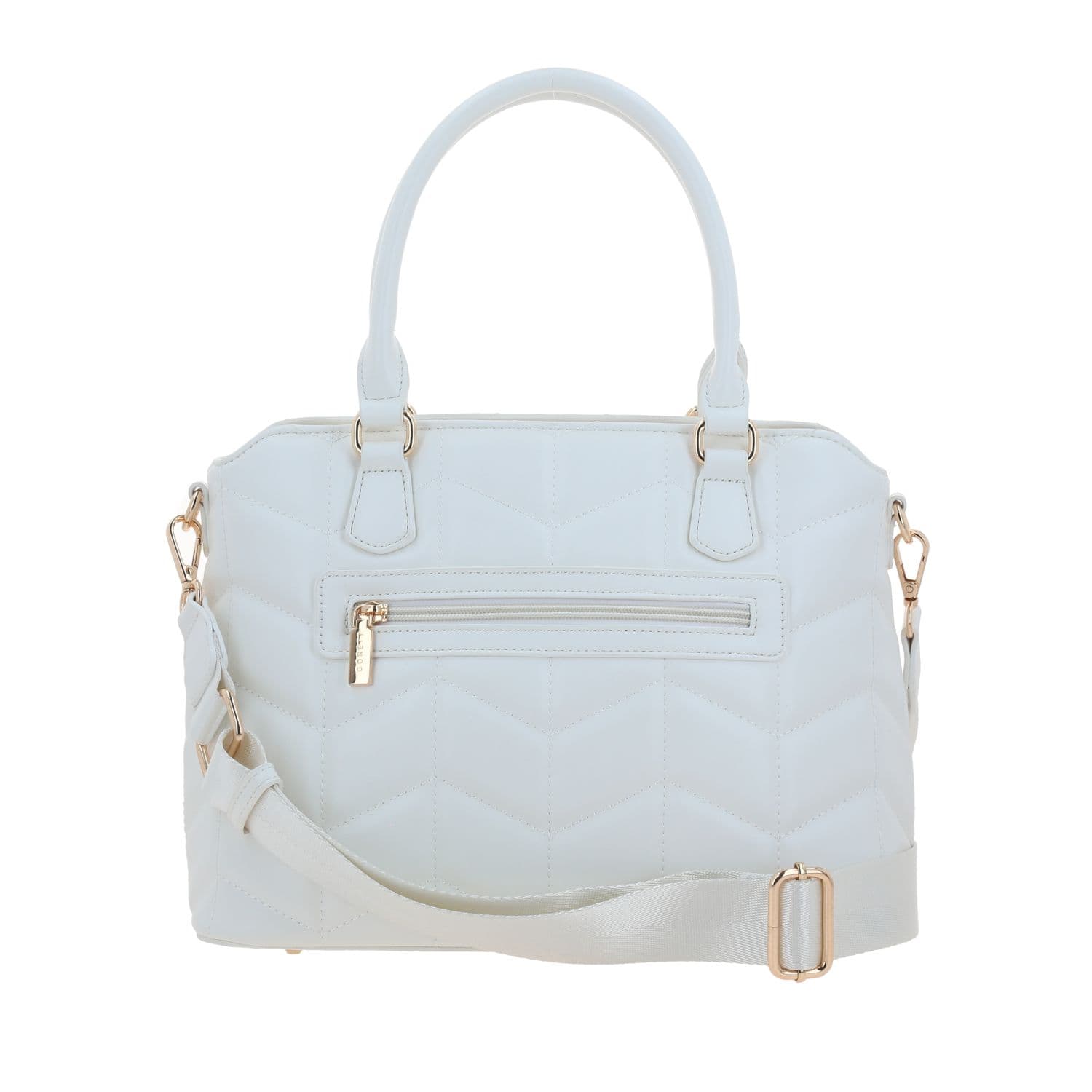 Bolsa de Mano para Dama Gorétt by Chenson en Color Blanco con Estilo Único 4