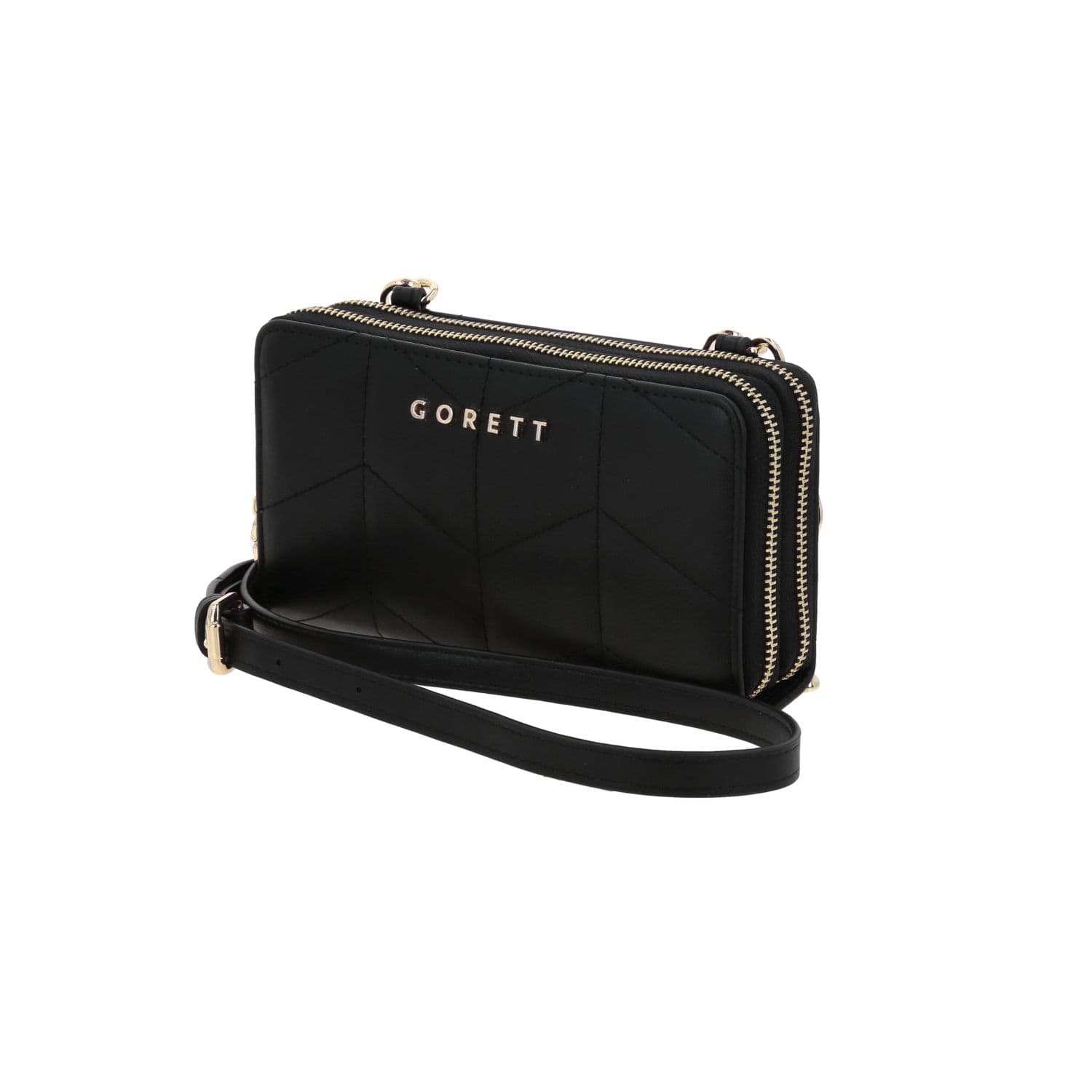 Cartera Gorétt by Chenson Negra con Doble Compartimento para Dama 2