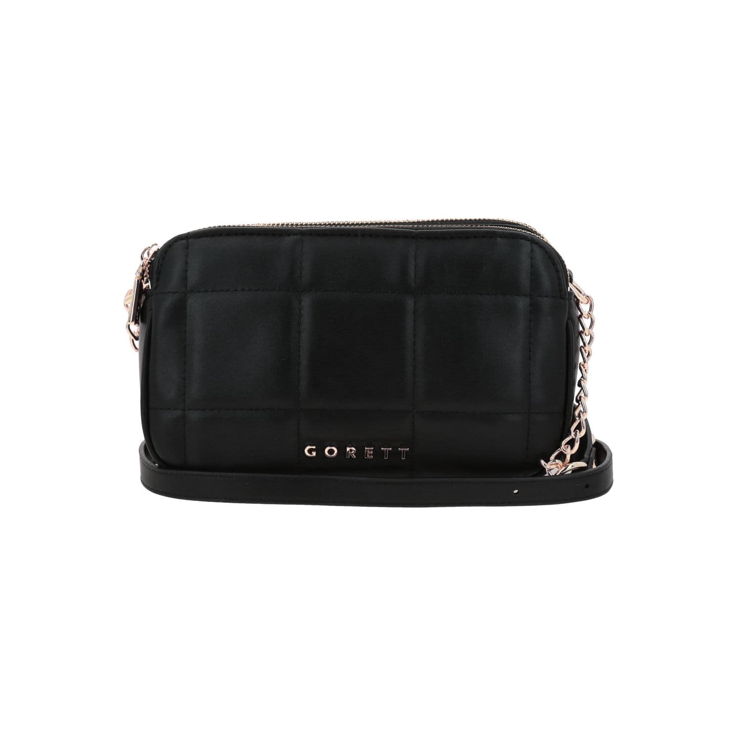 Bolsa de Lado para Dama Gorétt by Chenson en Negro con Doble Compartimento