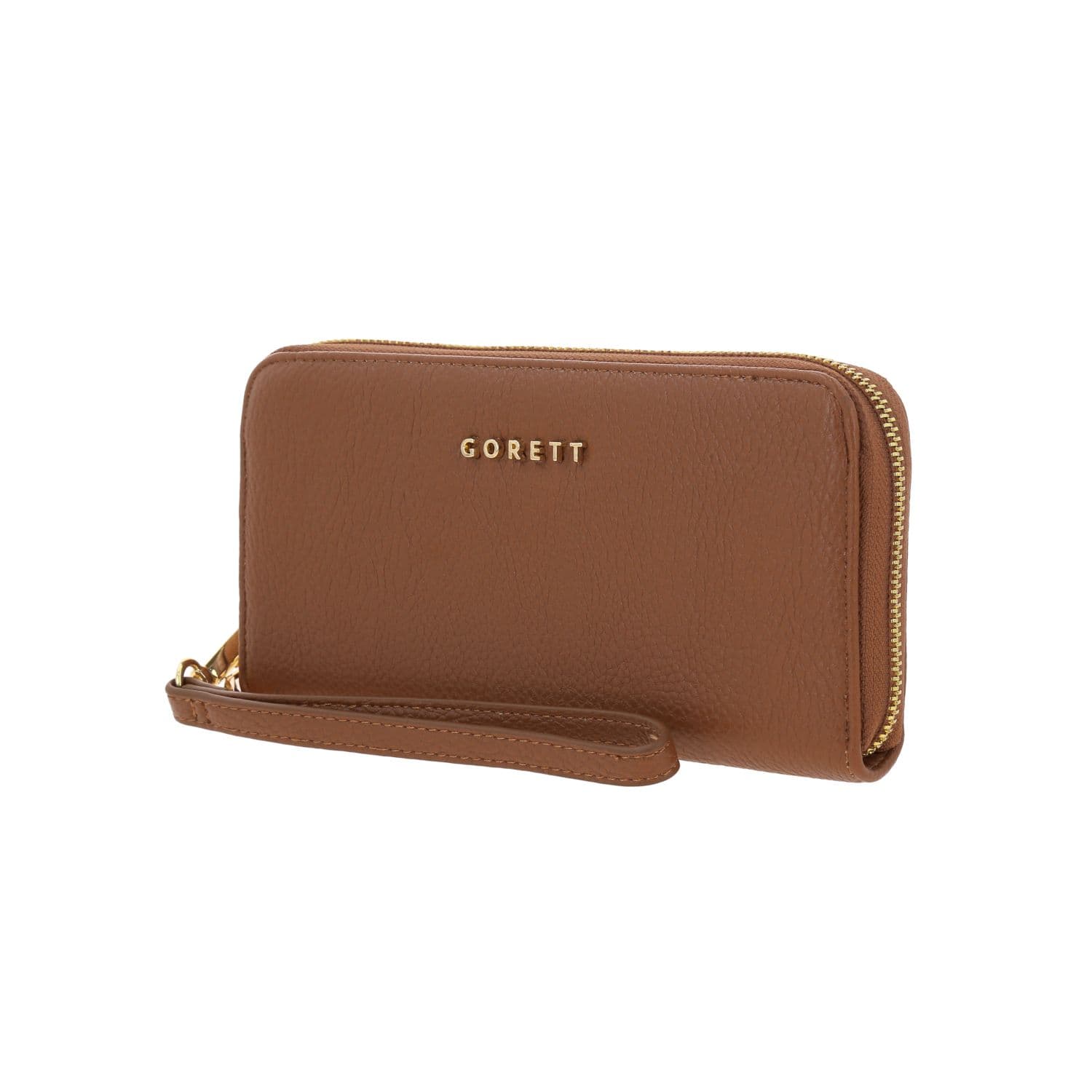 Cartera para dama Gorétt by Chenson color café con cierre y tarjetero 2