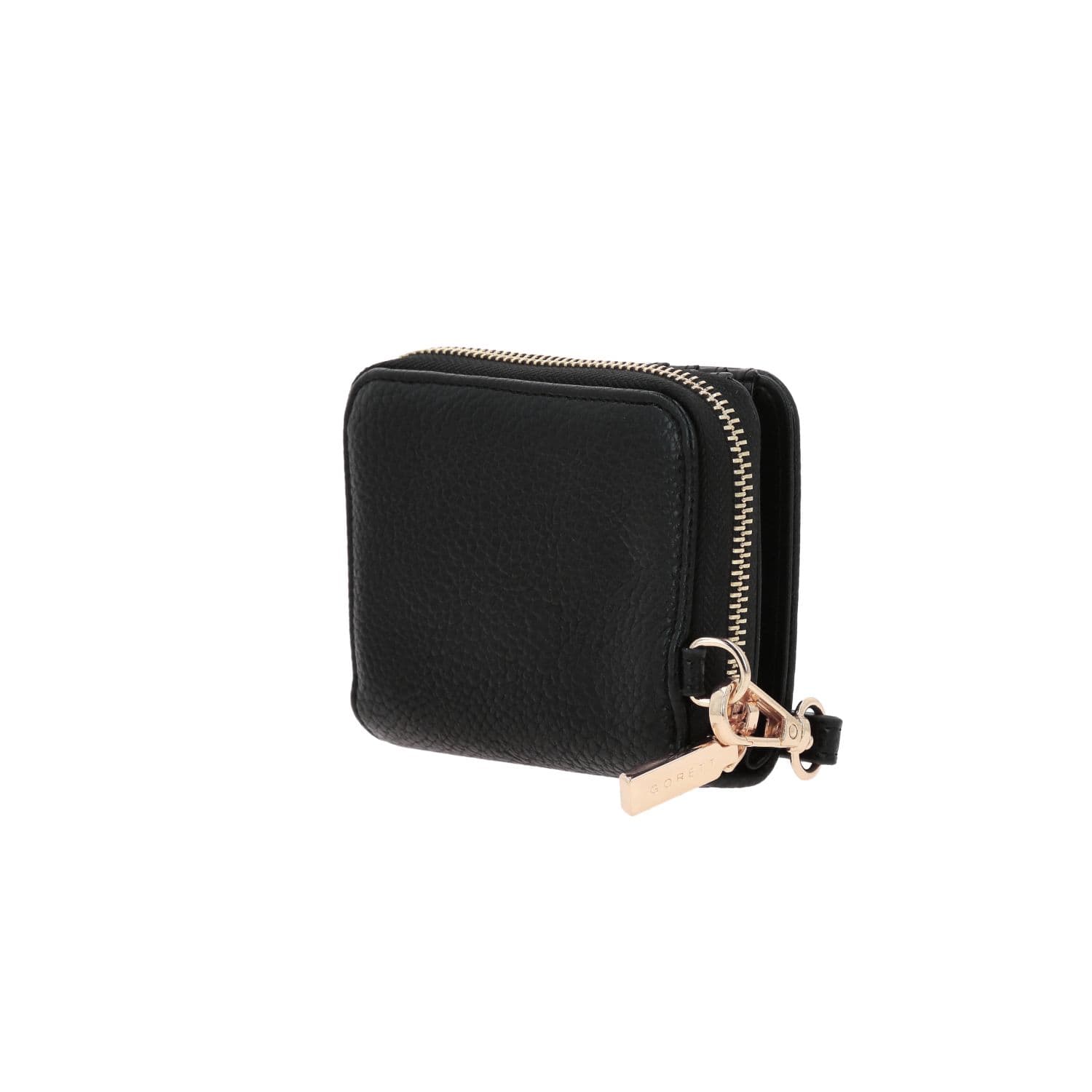 Cartera Gorétt by Chenson negra para dama con monedero y tarjetero 5
