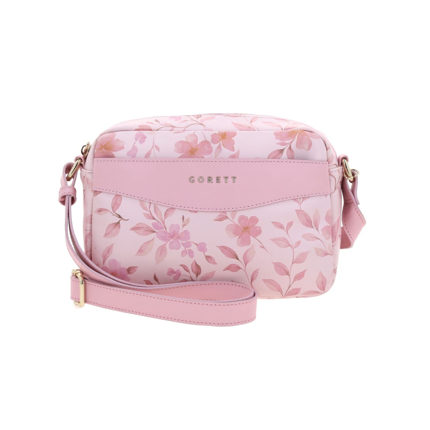 Bolsa de lado para dama Gorétt by Chenson color rosa con estilo moderno