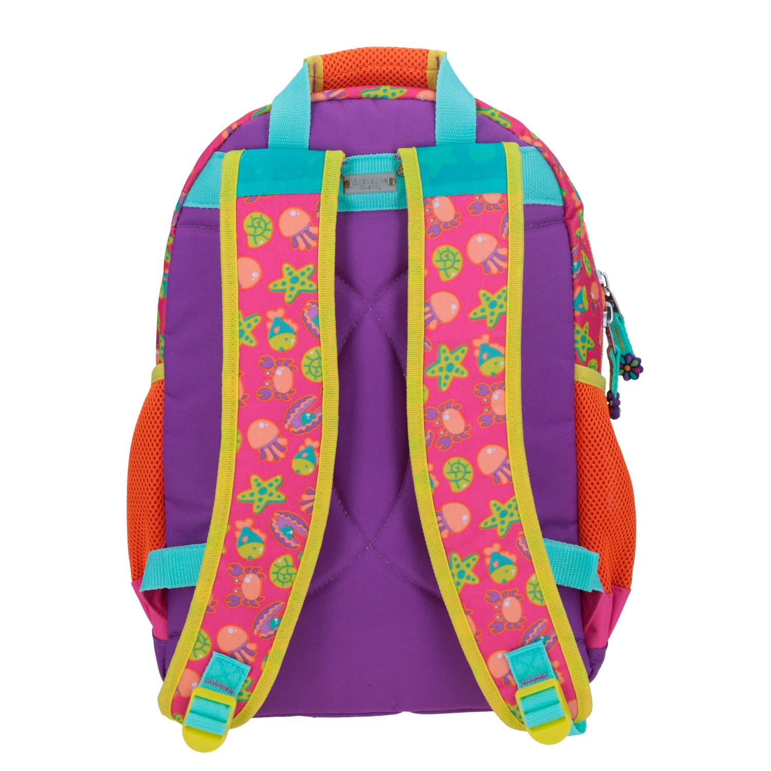 Mochila escolar para niña Happy Girl by Chenson Rosa con bolsillo frontal 3