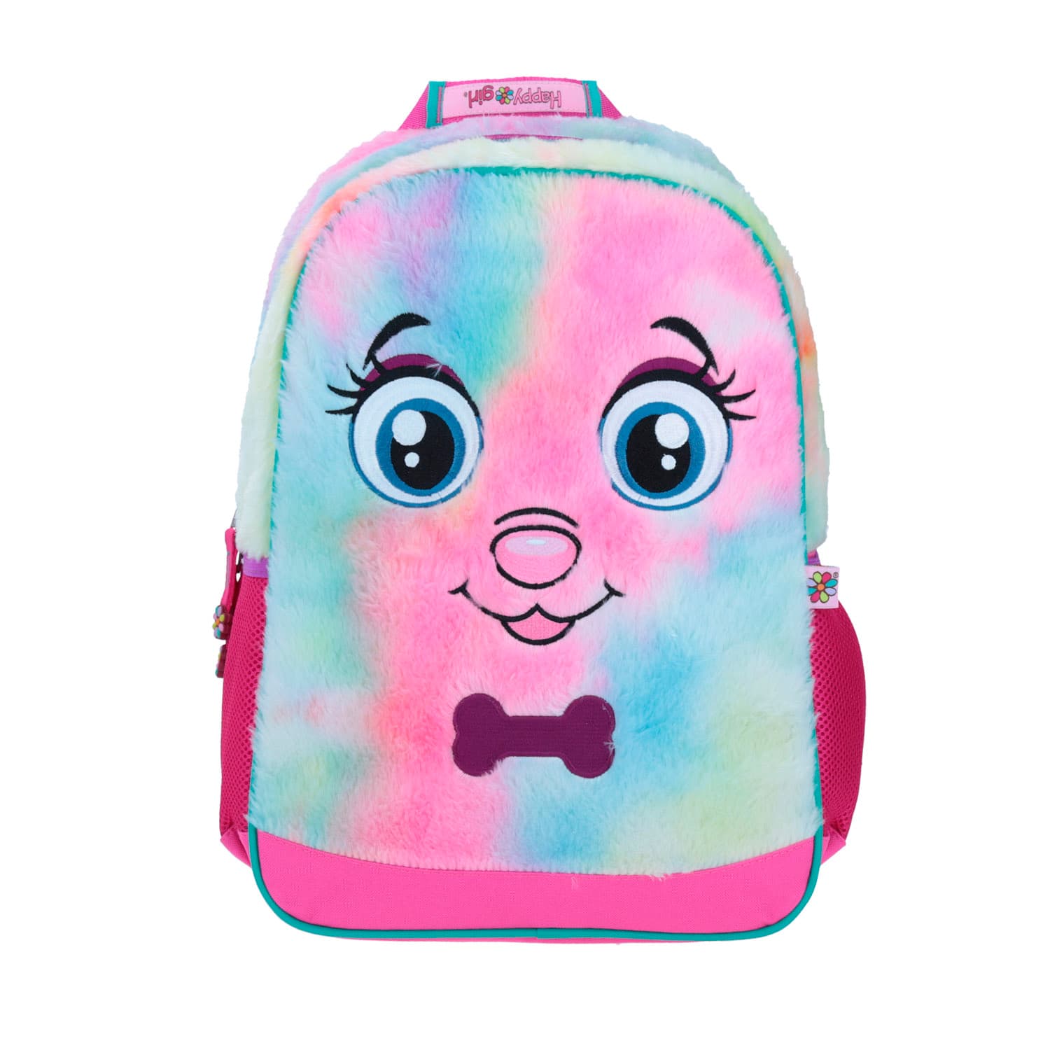 Mochila escolar para niña Happy Girl by Chenson Rosa con porta Tablet