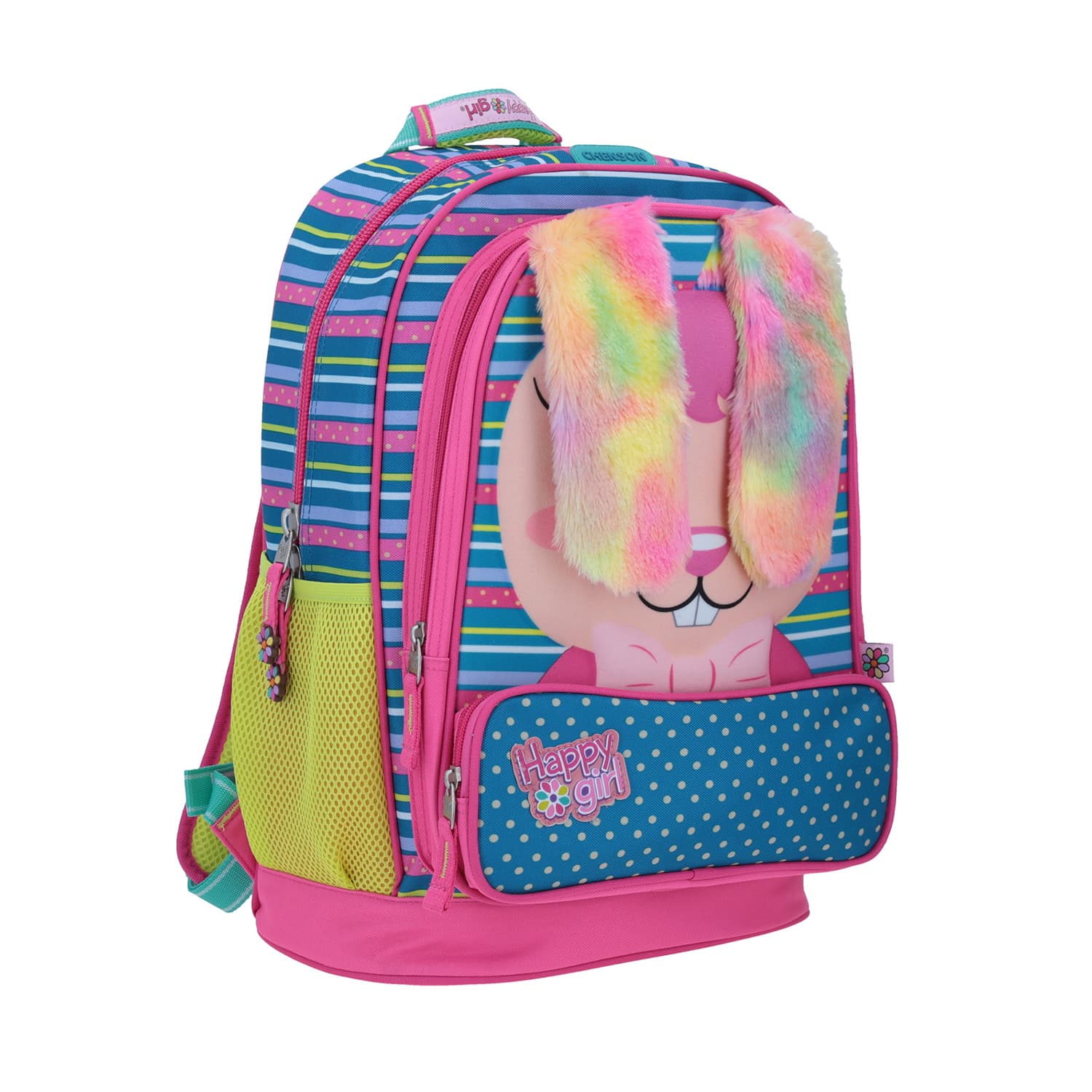 Mochila escolar para niña Happy Girl by Chenson azul con porta tablet 5