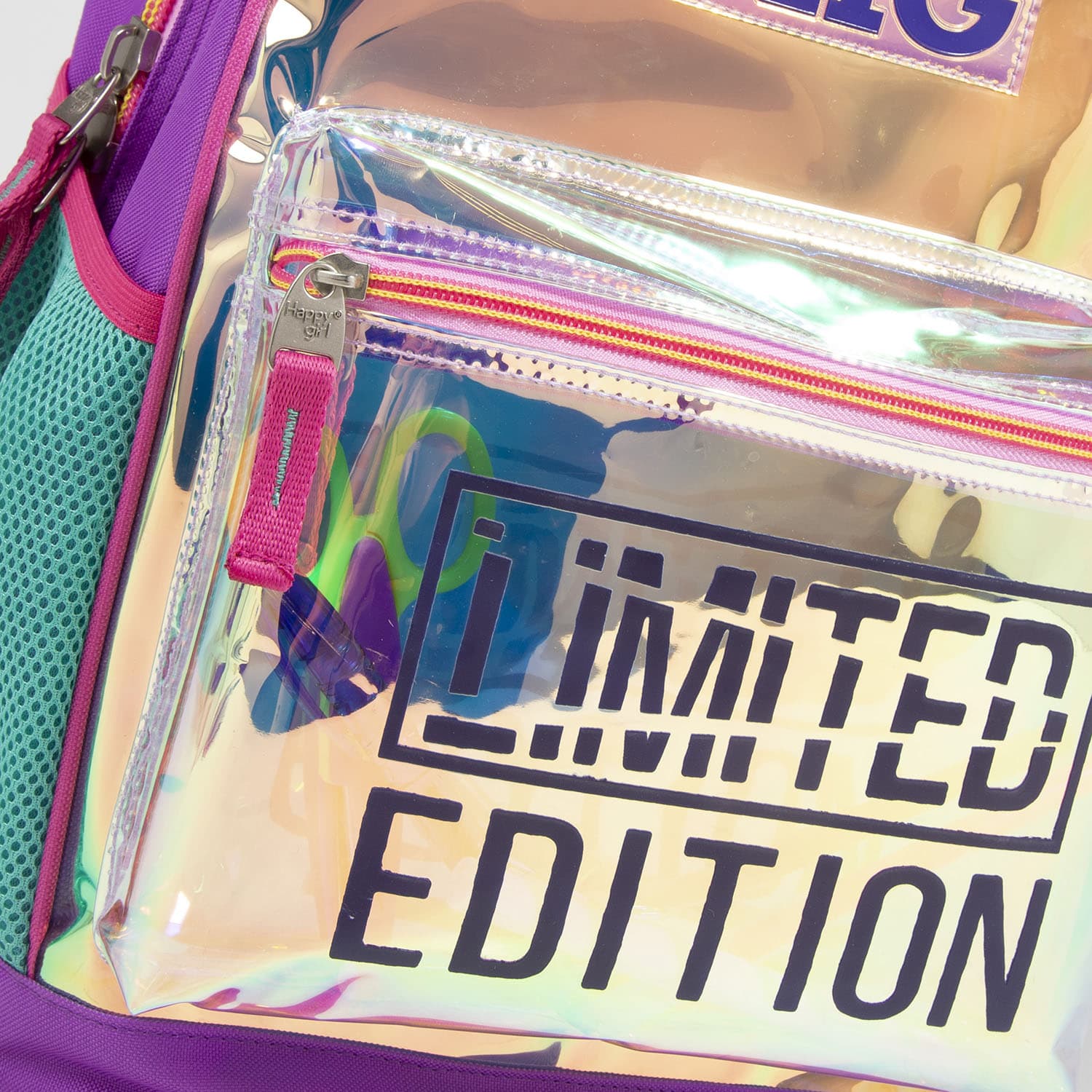 Mochila escolar para niña Happy Girl by Chenson rosa divertida y duradera - vista 2