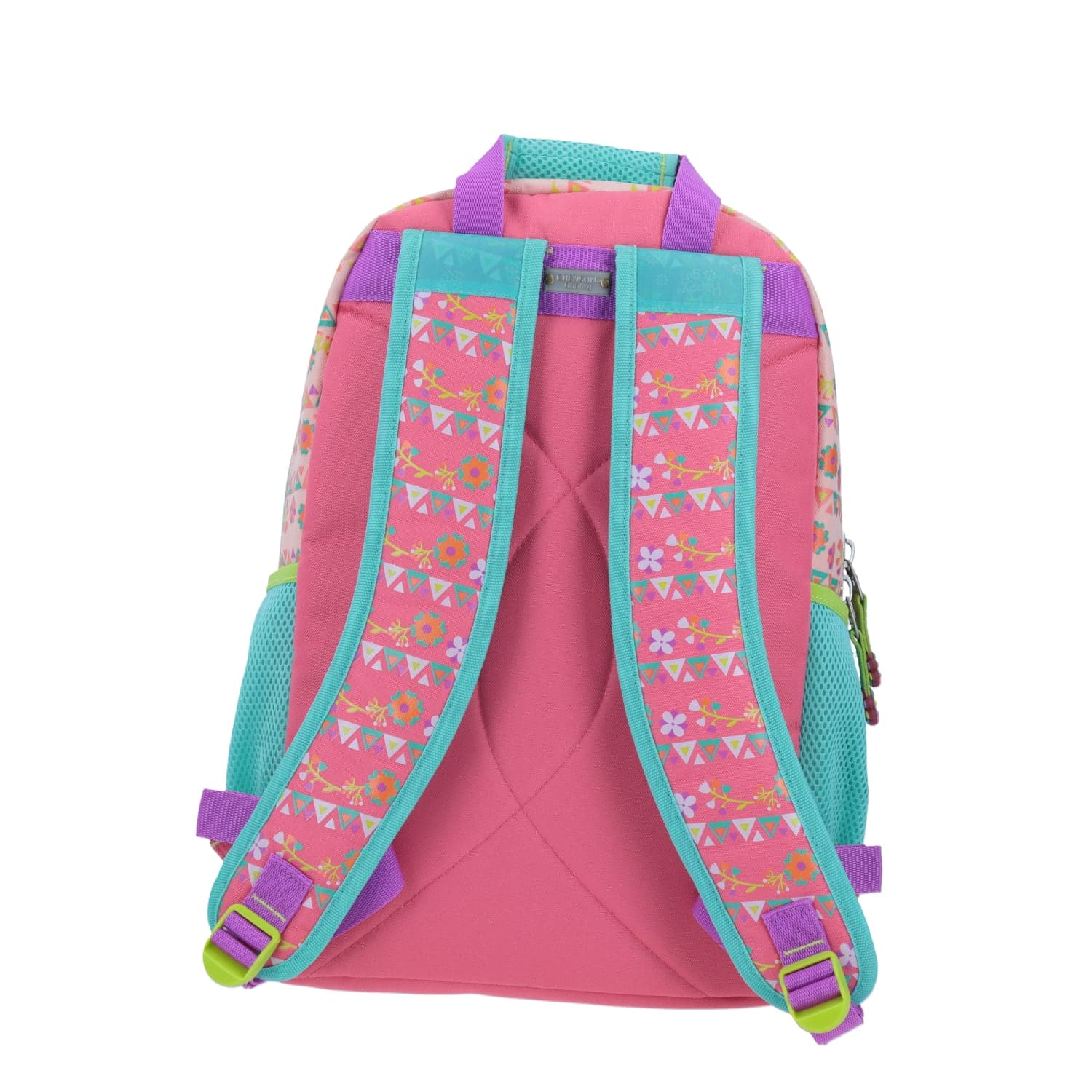 Mochila escolar para niña Happy Girl by Chenson rosa con porta tablet 3