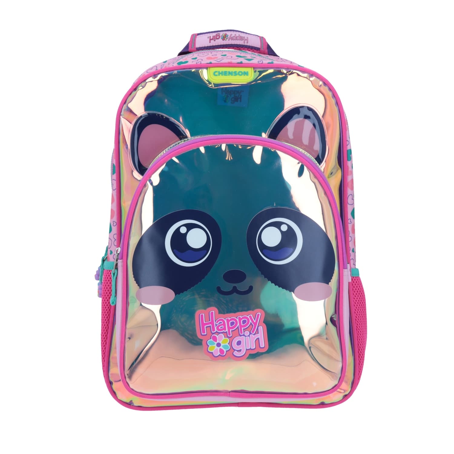 Mochila escolar para niña Happy Girl by Chenson color iridiscente