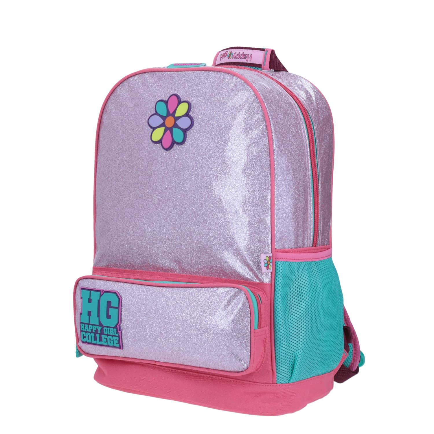 Mochila escolar para niña Happy Girl Rosa con compartimento para tablet 2