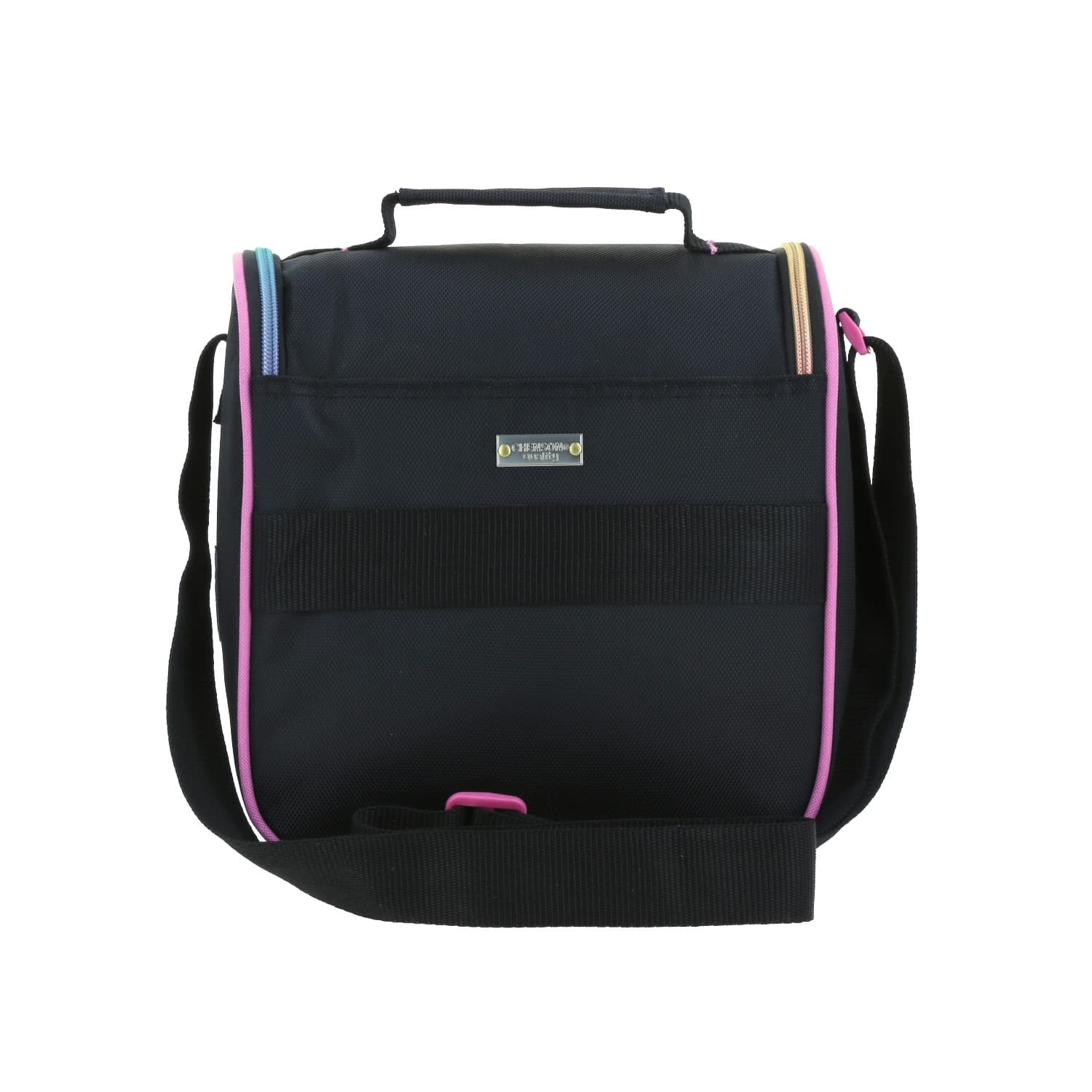 Lonchera escolar térmica Happy Girl by Chenson negra para niña 4