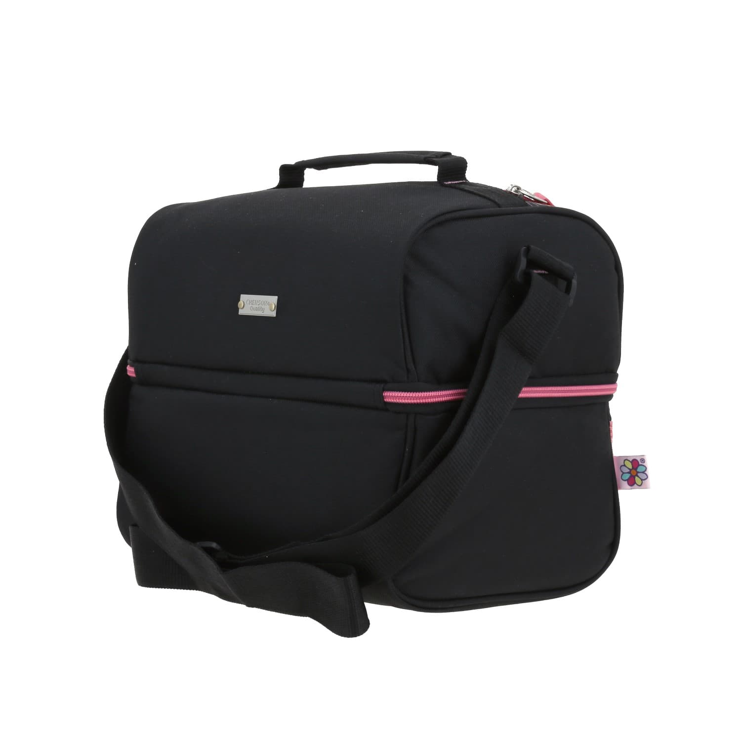 Lonchera escolar térmica Happy Girl negra para niña - Doble compartimento 5